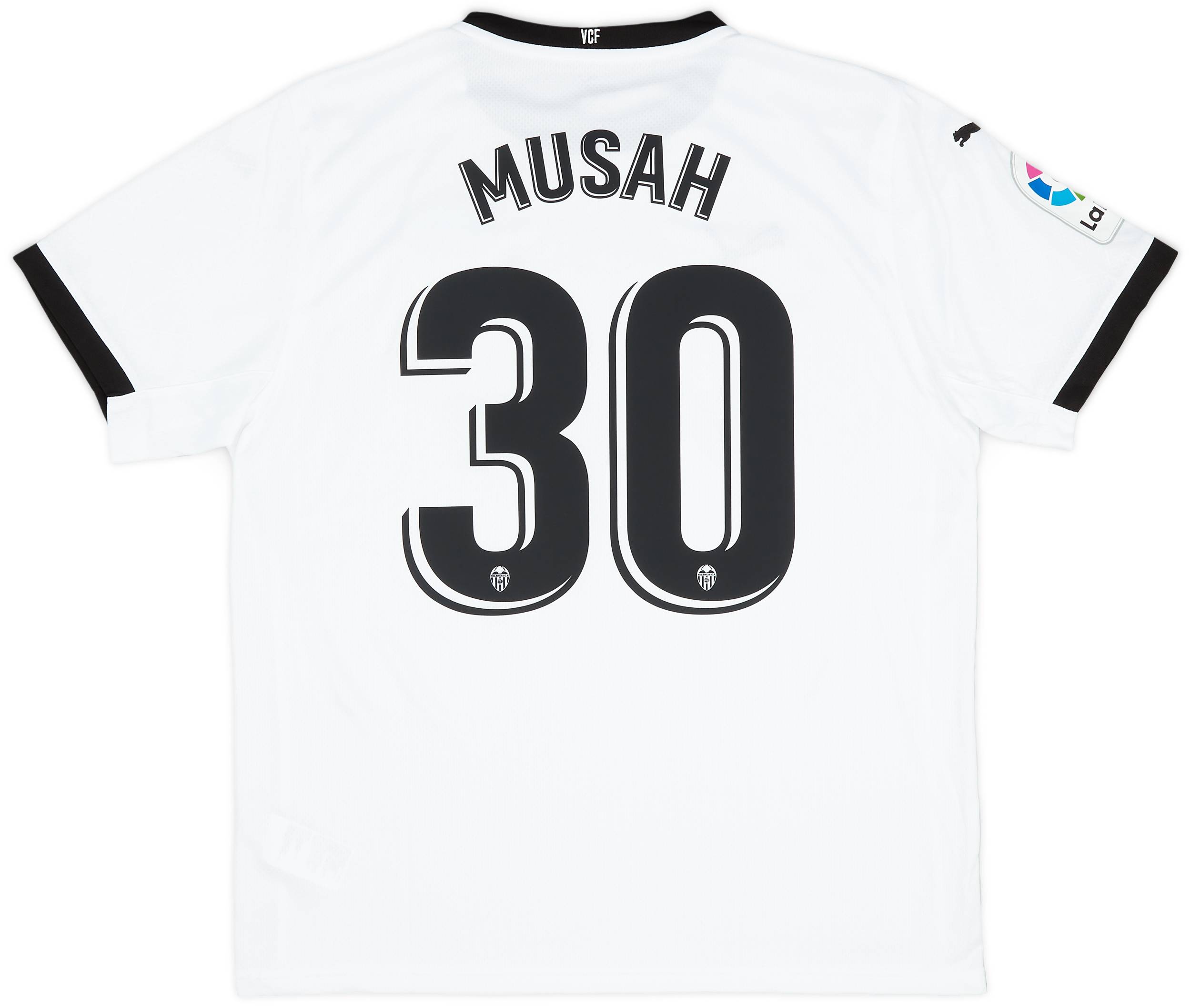 2020-21 Valencia Home Shirt Musah #30