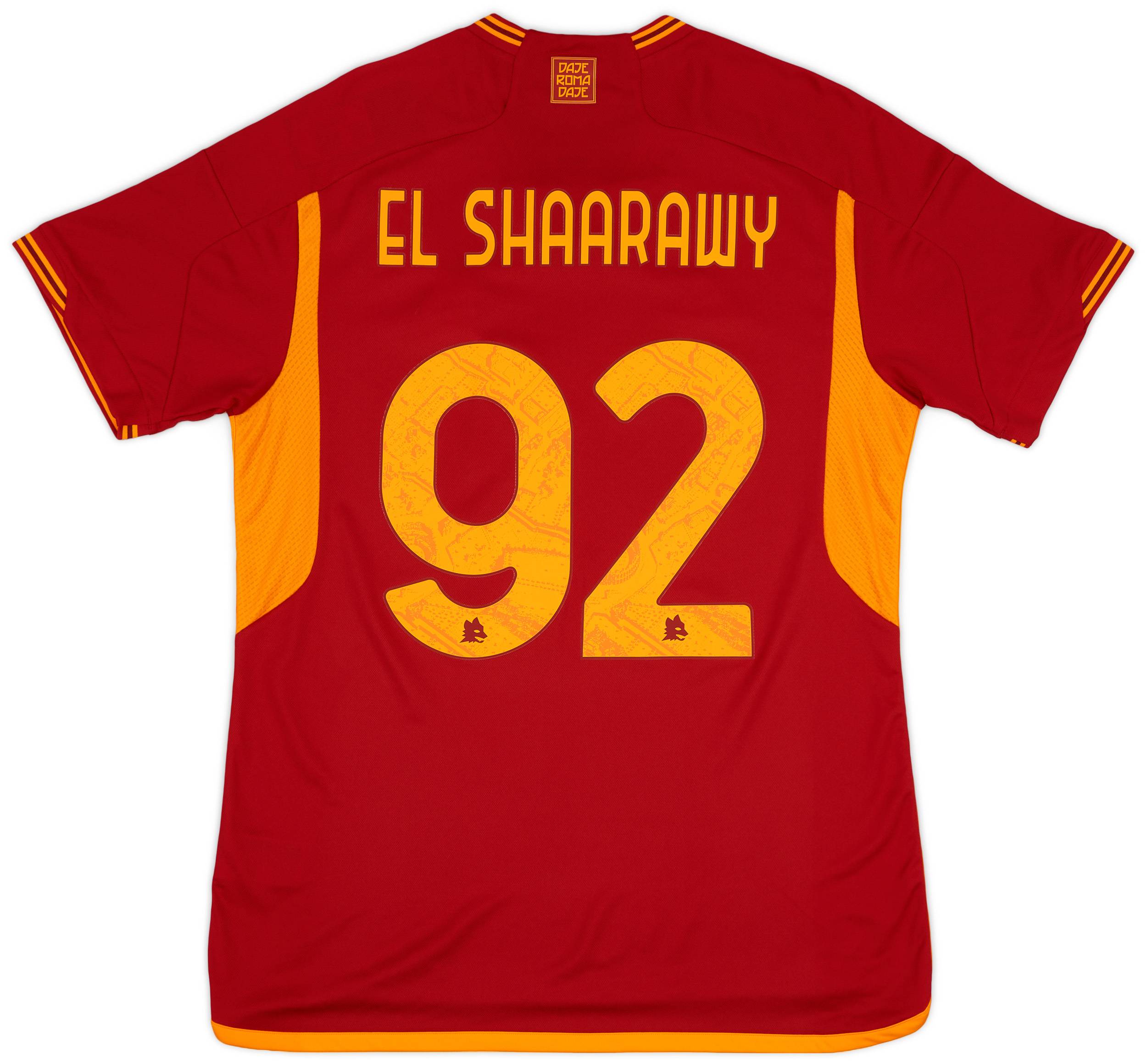 2023-24 Roma Home Shirt El Shaarawy #92