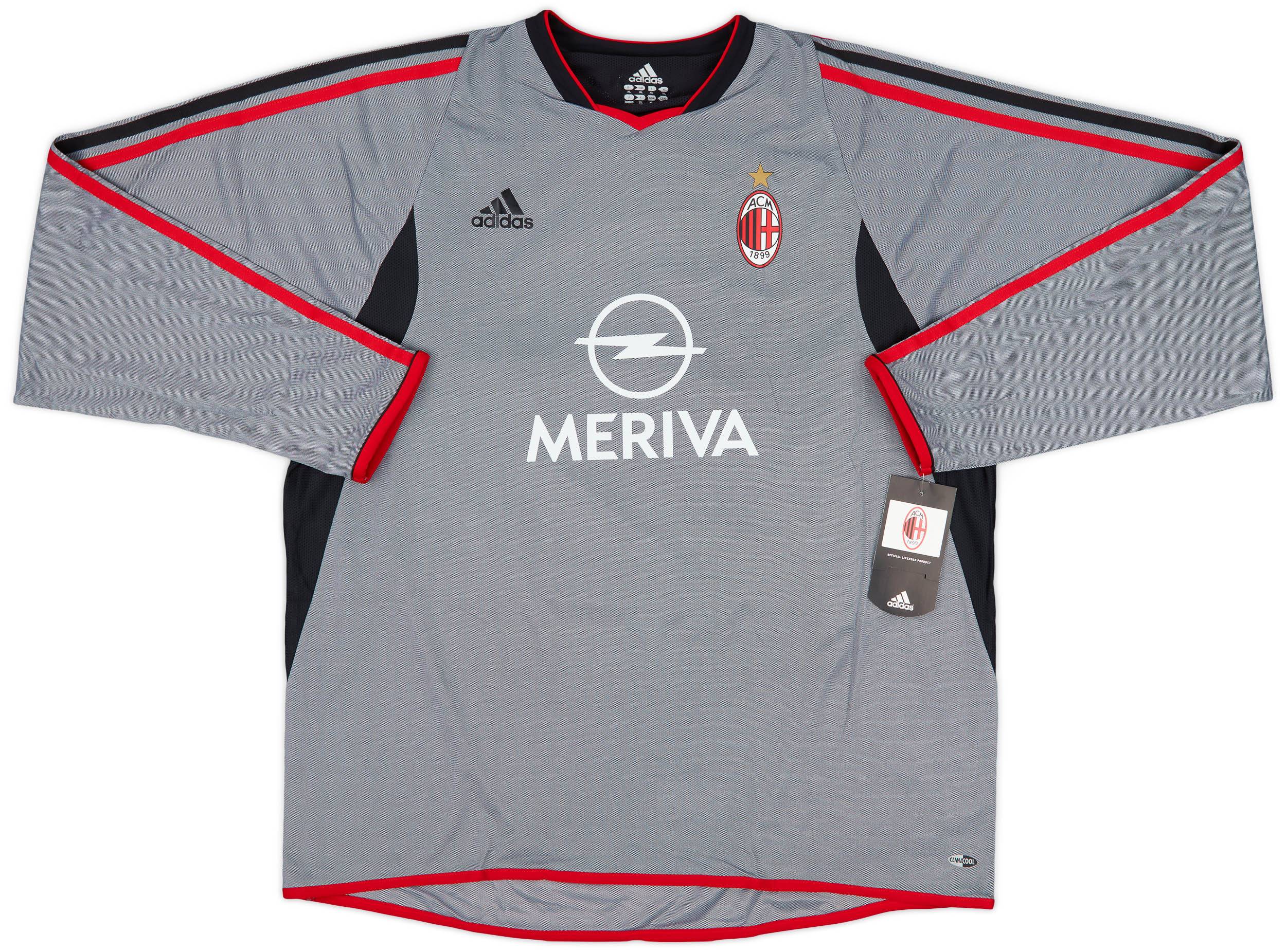 2003-04 AC Milan Player Issue Third L/S Shirt Shevchenko #7 (XL)