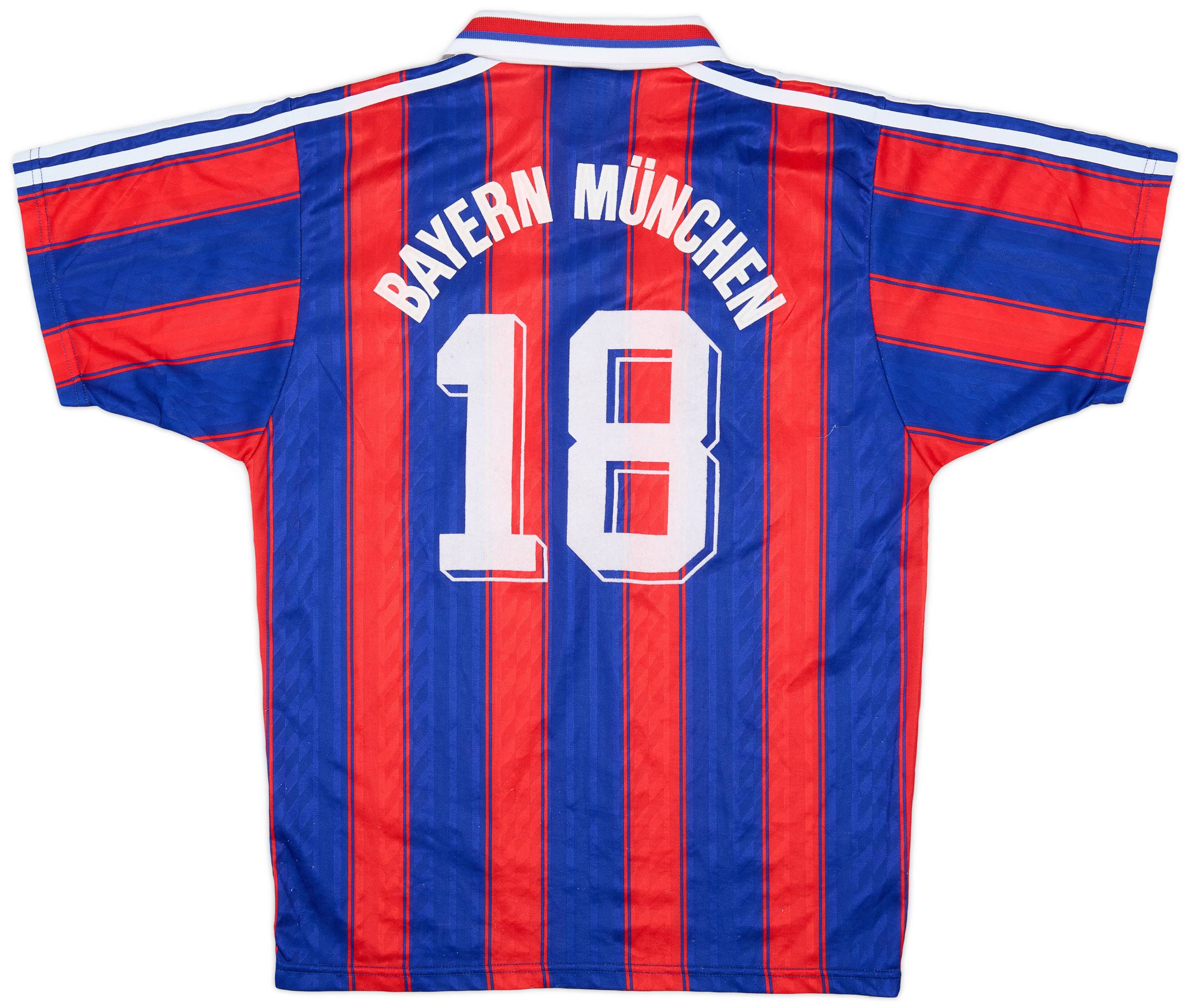 1995-97 Bayern Munich Home Shirt #18 - 7/10 - (S)