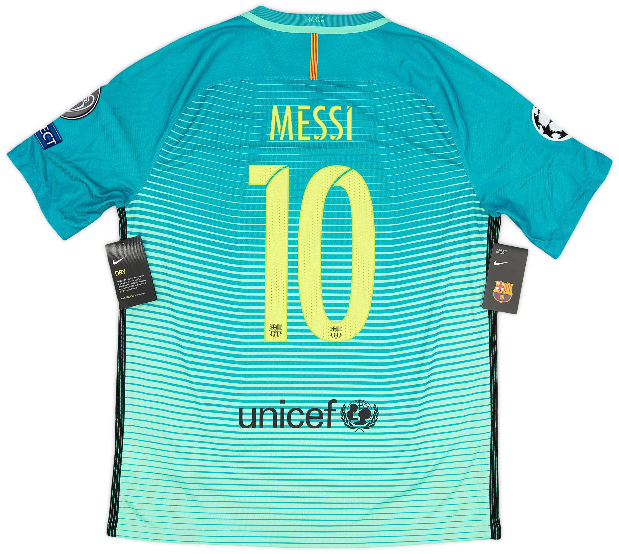 2016-17 Barcelona Third Shirt Messi #10