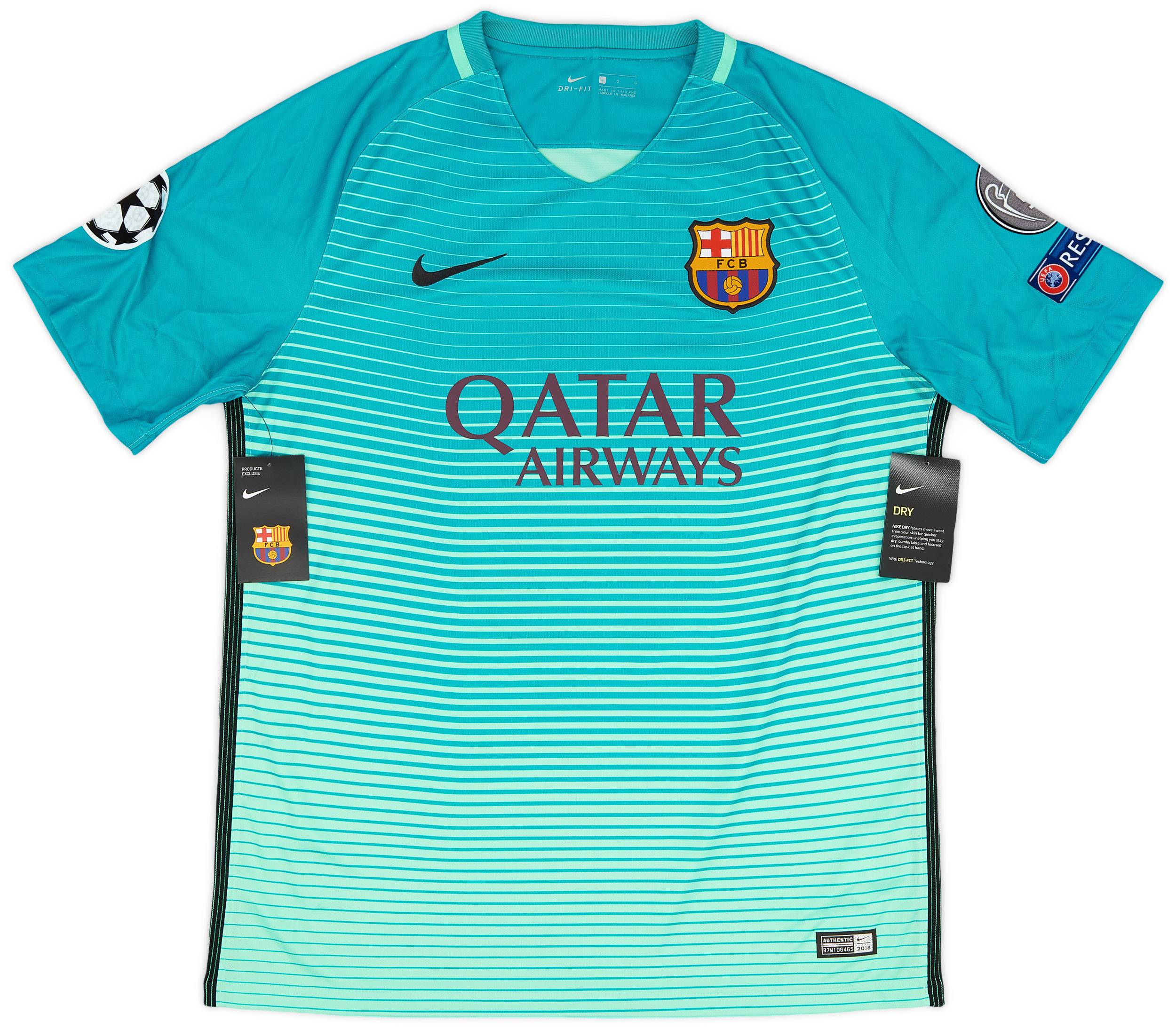 2016-17 Barcelona Third Shirt Neymar Jr #11