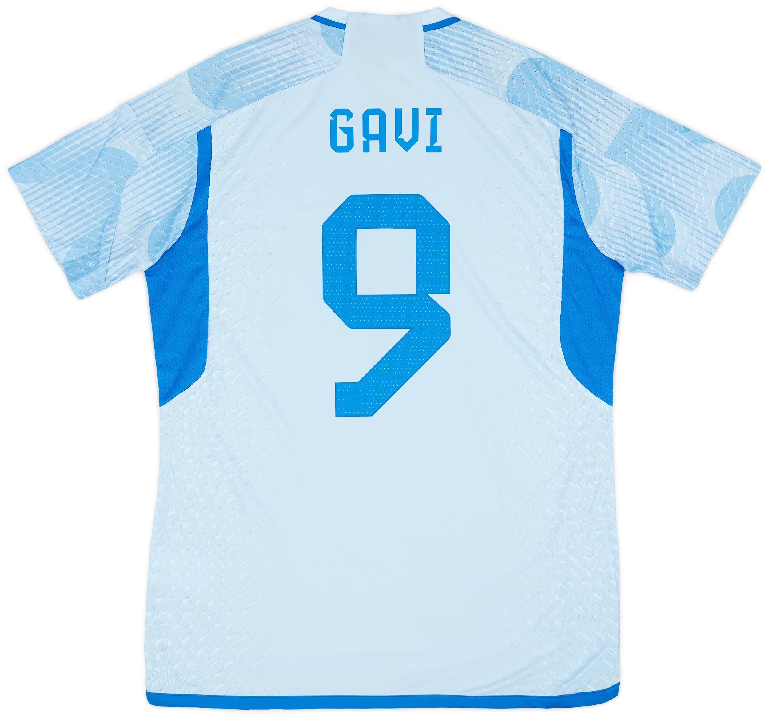 2022-23 Spain Authentic Away Shirt Gavi #9 (L)