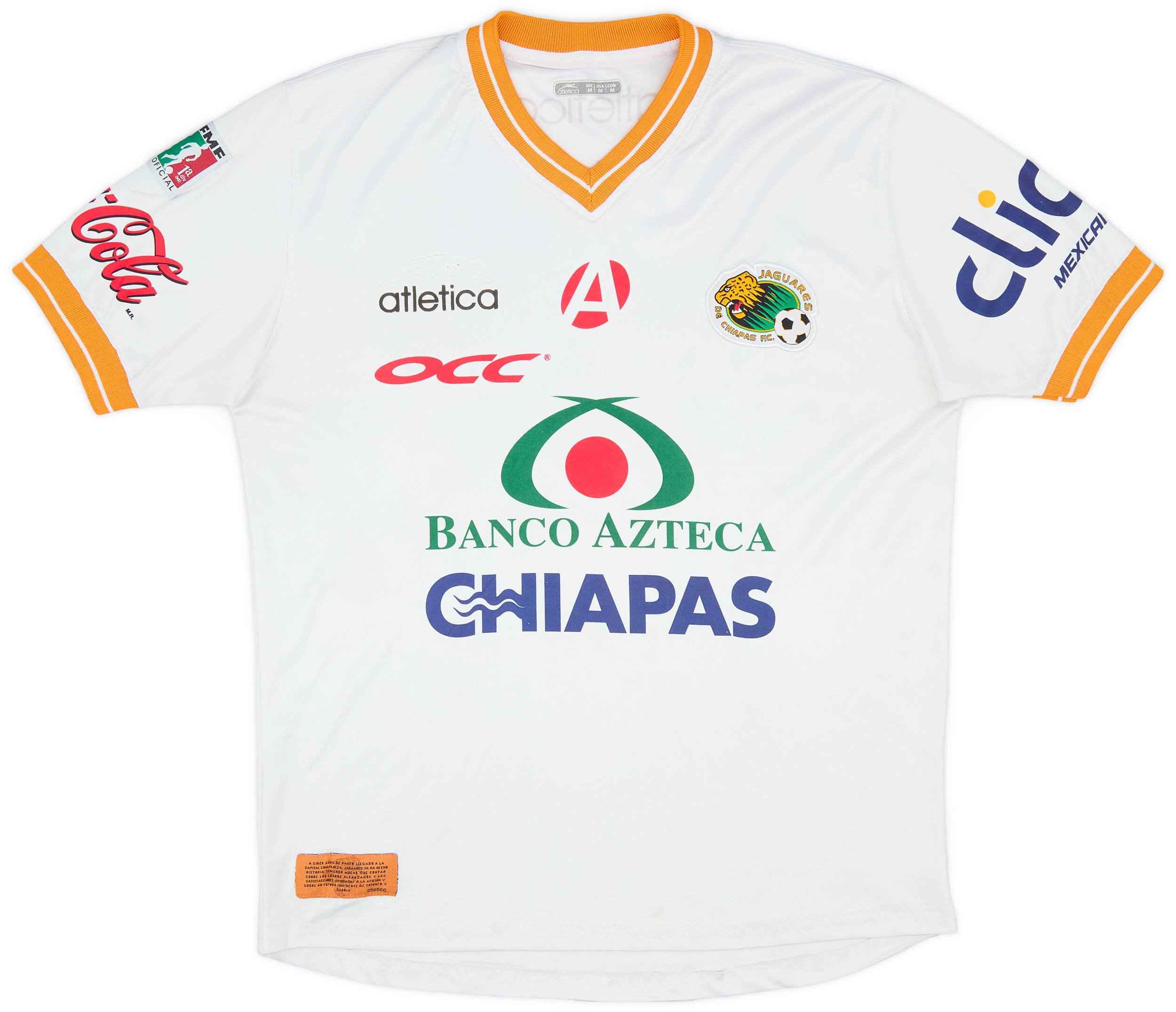 2008 09 Jaguares de Chiapas Away Shirt 5 10 M
