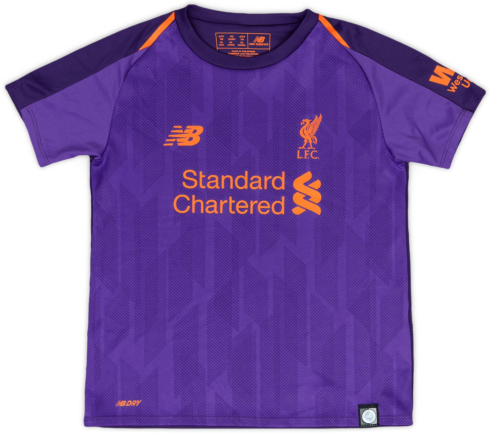 2018-19 Liverpool Away Shirt - 9/10 - (4-5Y)