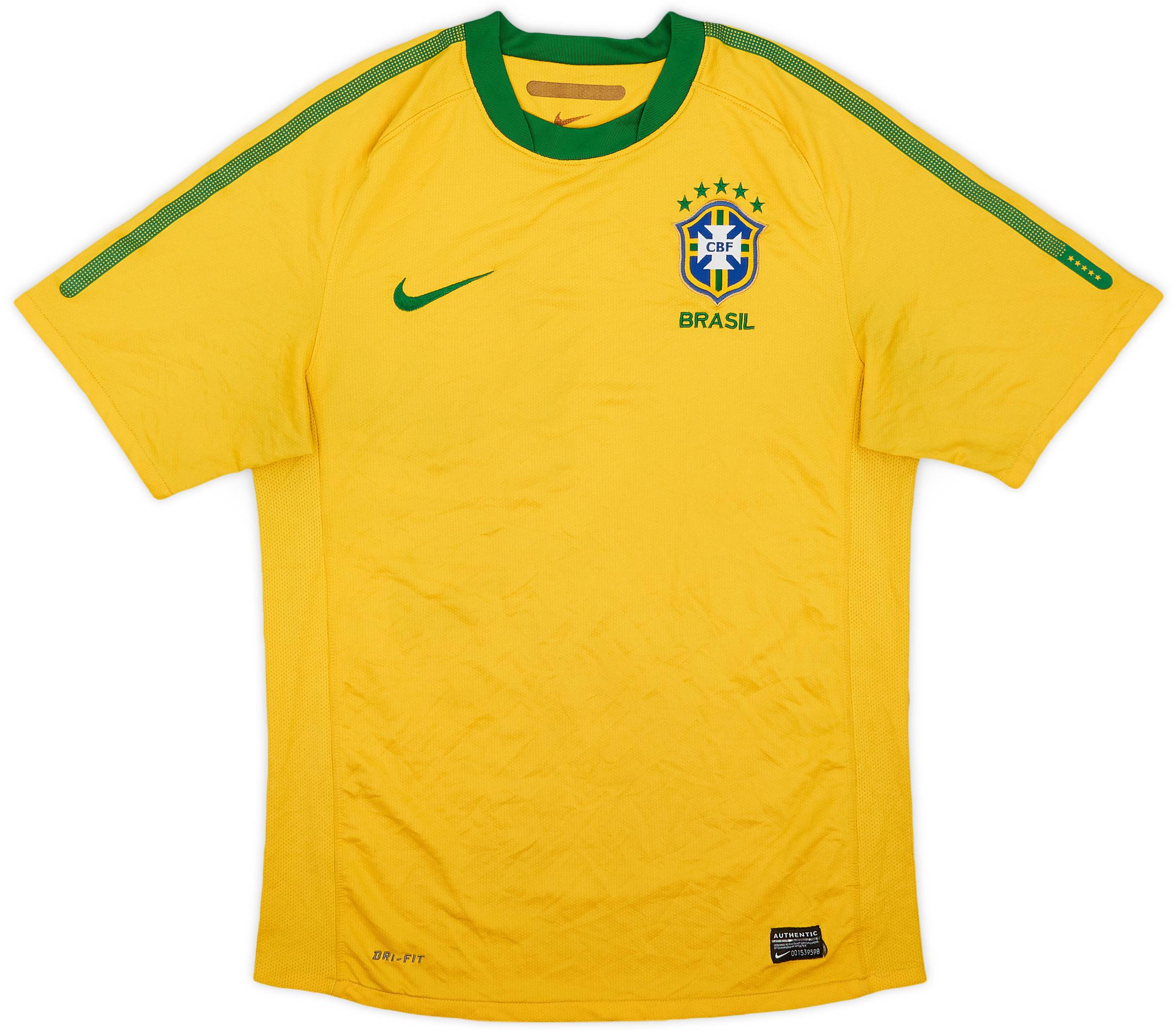 2010-11 Brazil Home Shirt - 4/10 - (S)