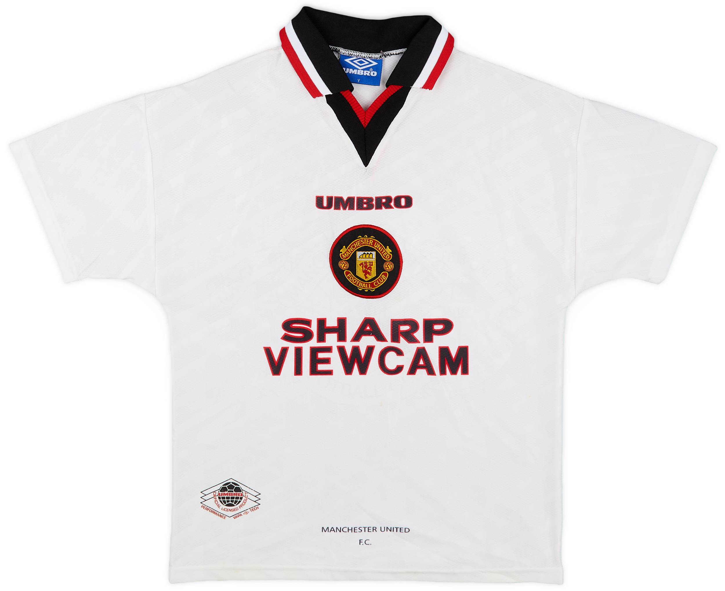 1996-97 Manchester United Away Shirt - 9/10 - (Y)