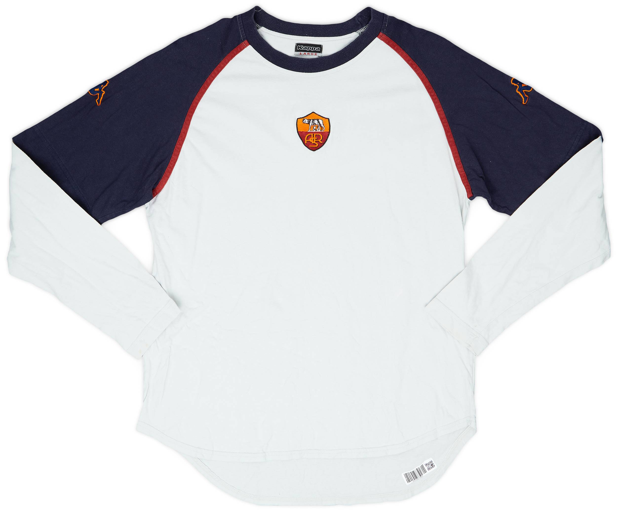 2000-01 Roma Kapppa Training L/S Shirt - 8/10 - (L)