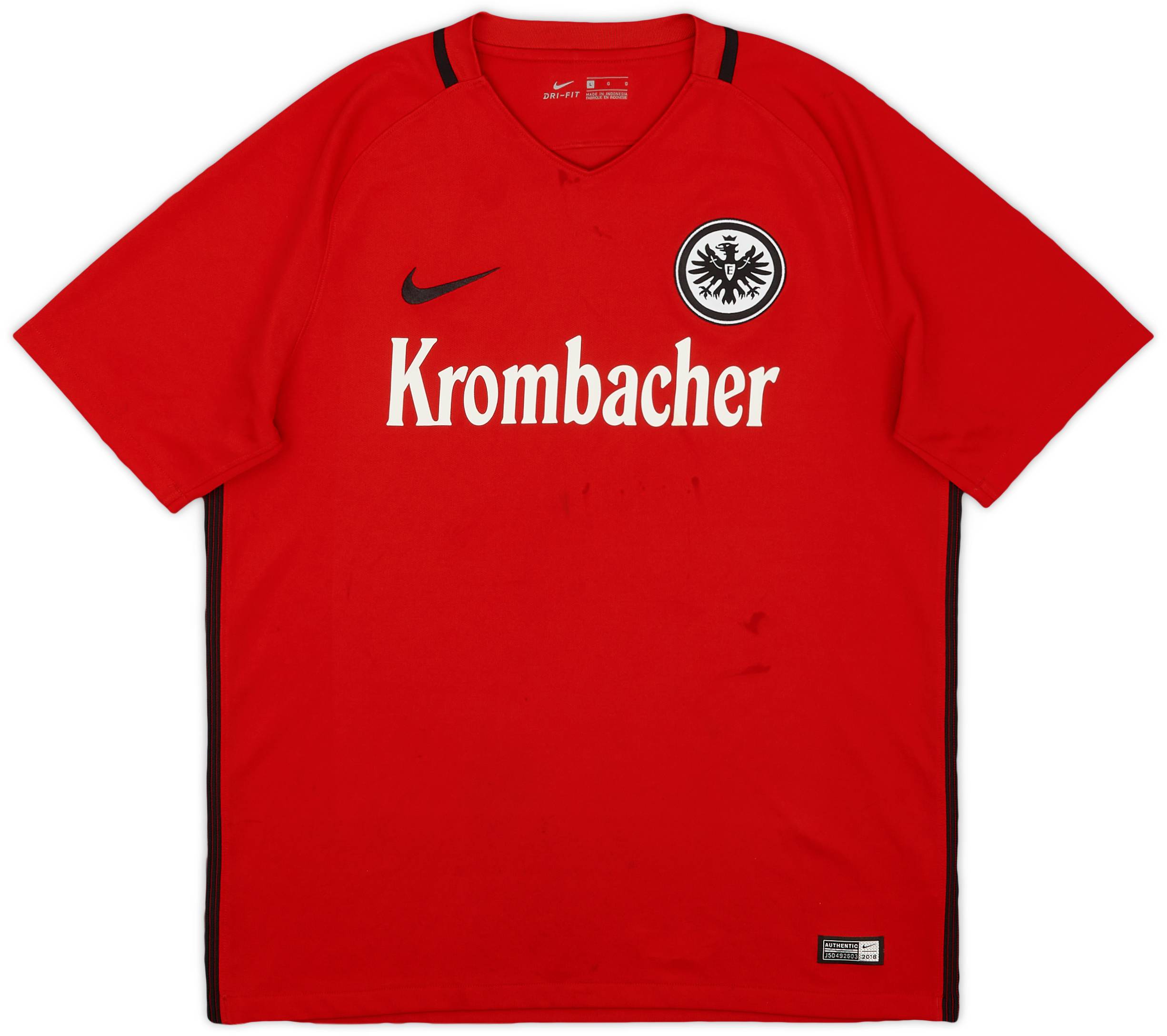 2016-17 Eintracht Frankfurt Away Shirt - 7/10 - (L)