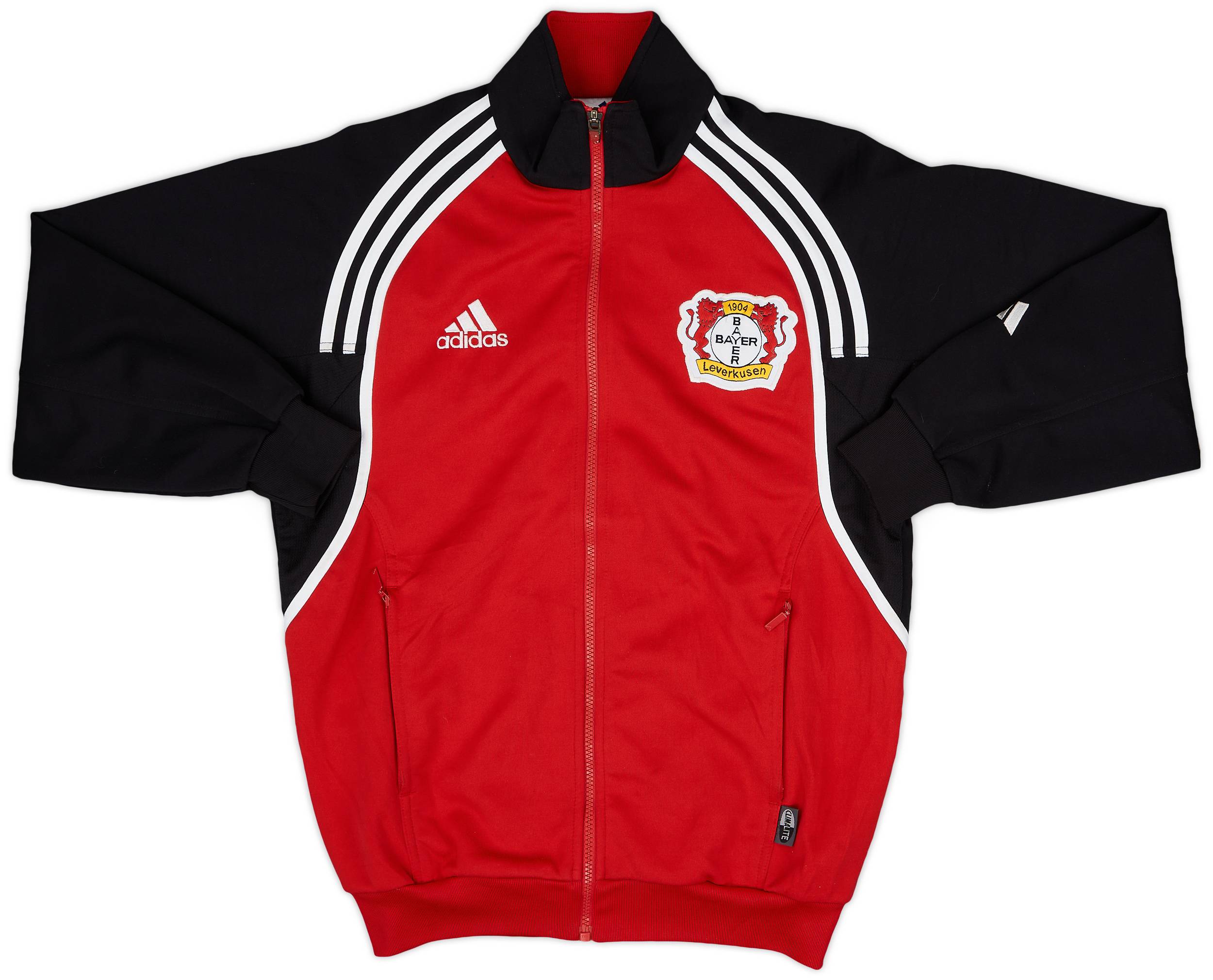 2000-01 Bayer Leverkusen adidas Track Jacket - 8/10 - (L.Boys)