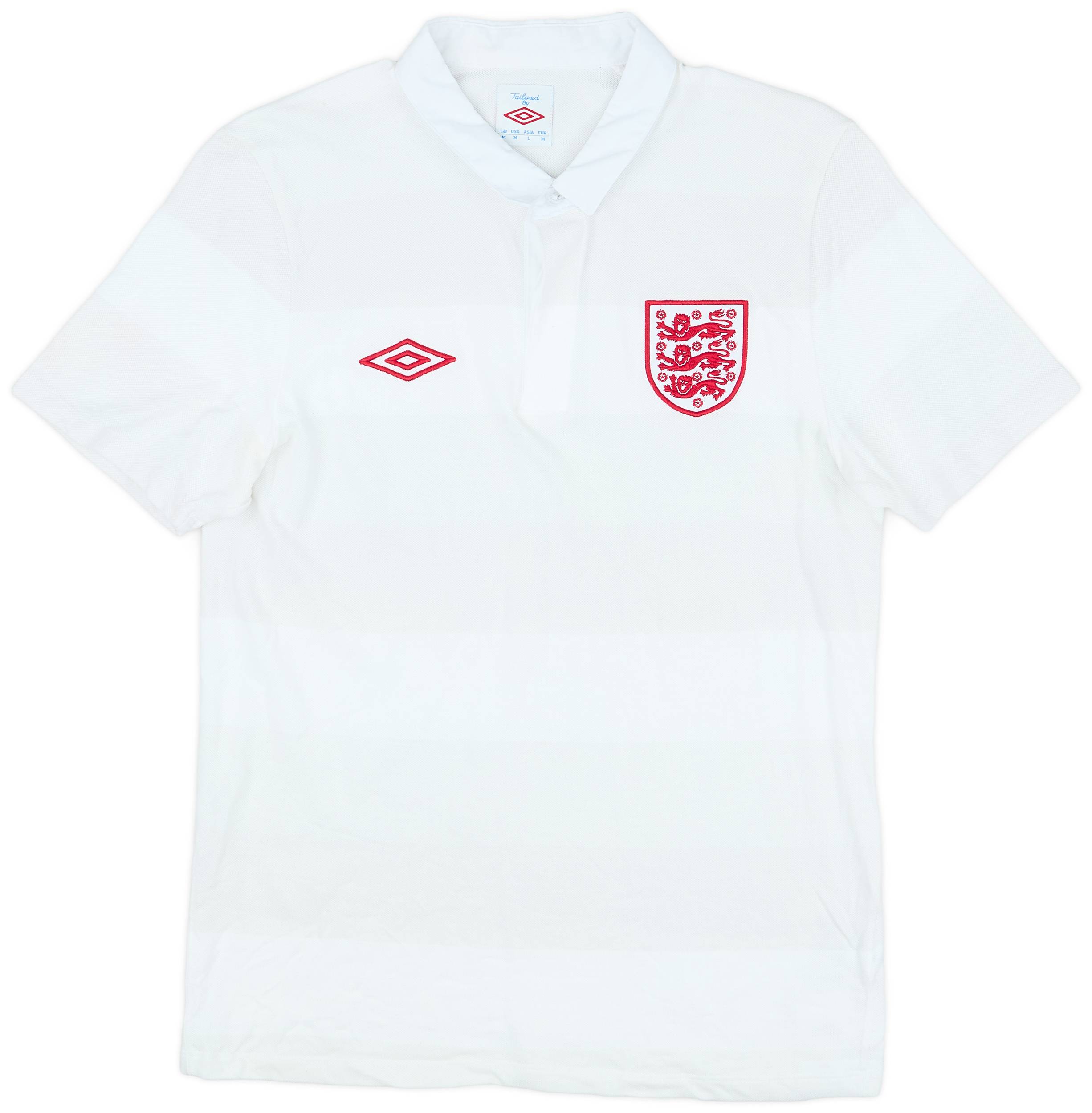 2012-13 England Umbro Polo Shirt - 6/10 - (M)