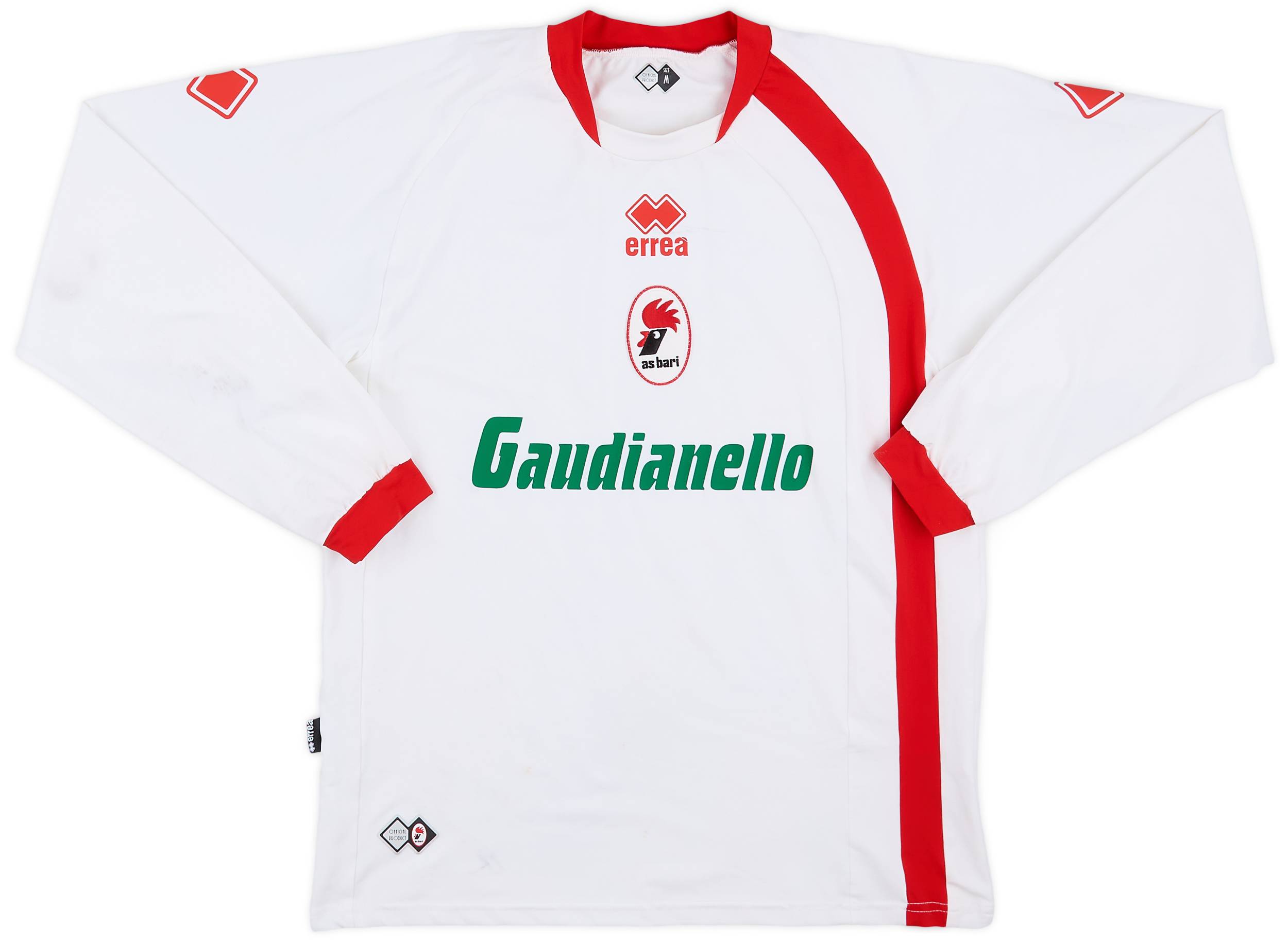 2008-09 Bari Home L/S Shirt 7/10 (M)