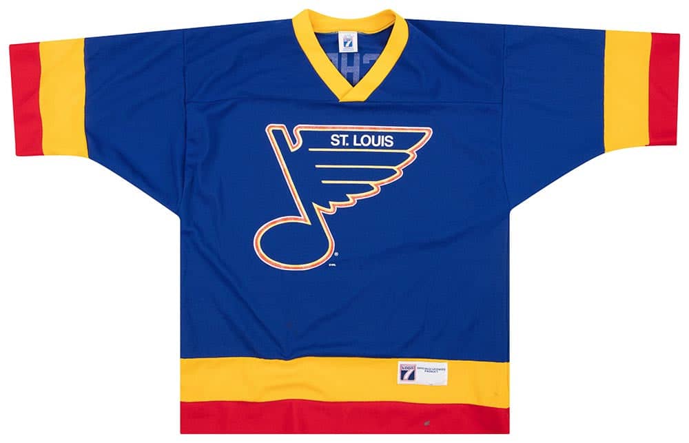 1997 98 St. Louis Blues Duchesne 28 Logo 7 Jersey Away M
