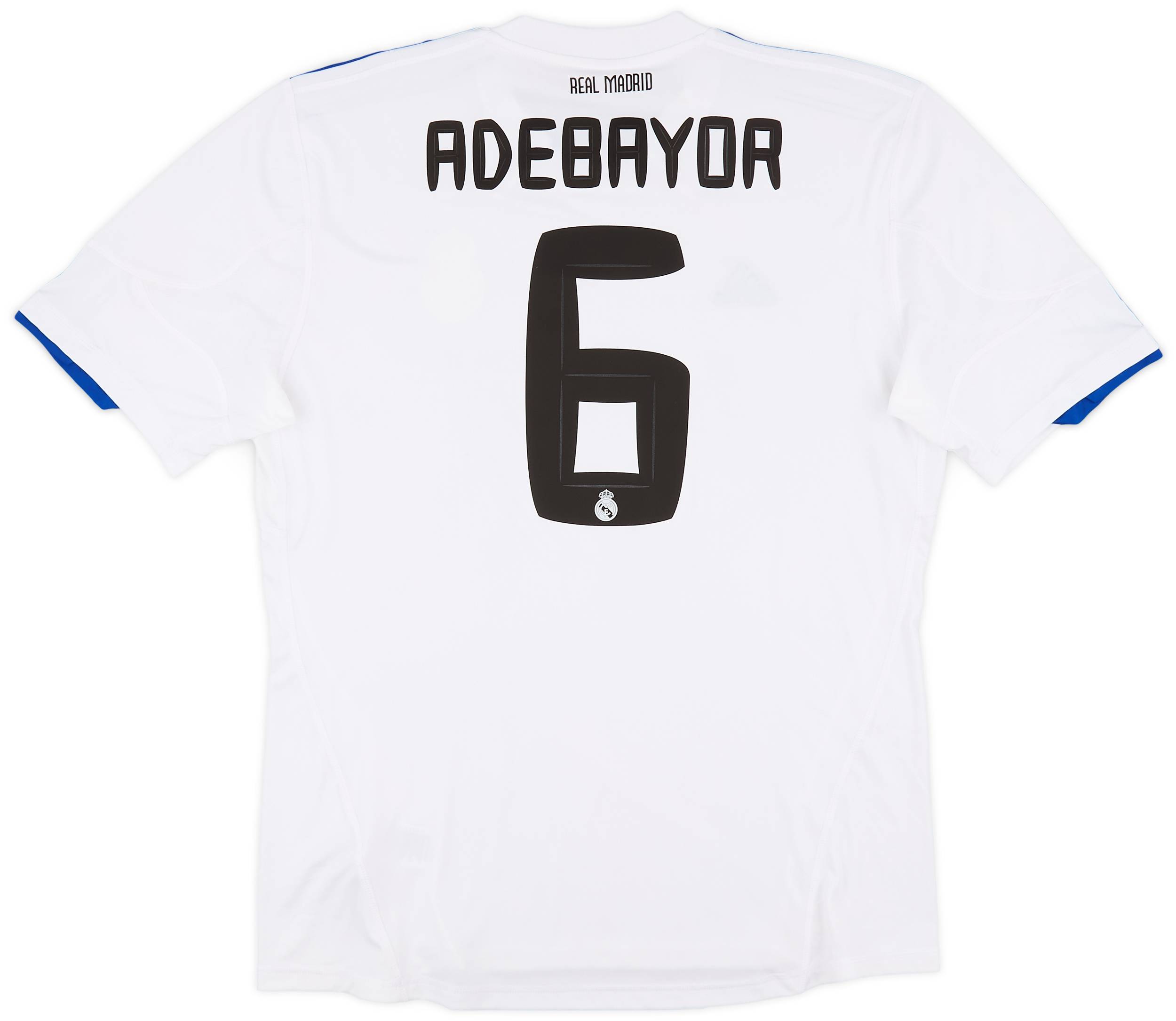 2010-11 Real Madrid Home Shirt Adebayor #6 - 7/10 - (XL)