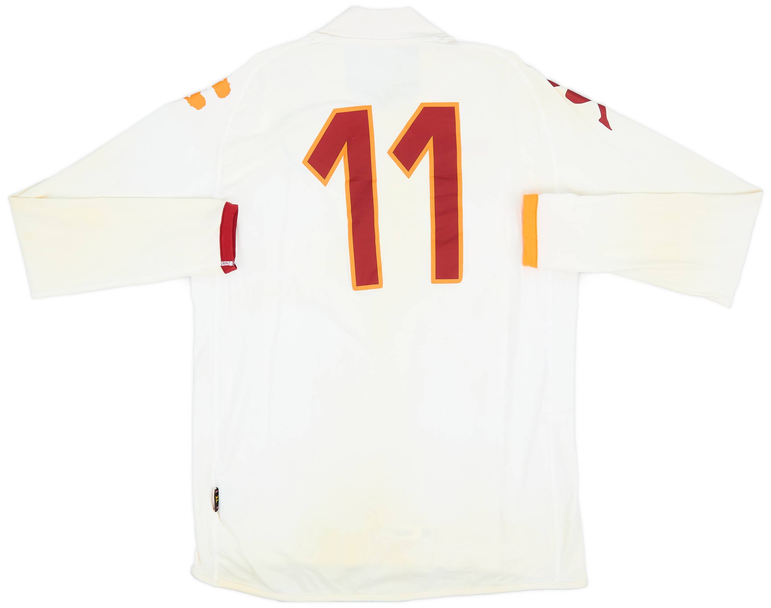 2008-09 Roma Away Shirt #11 - 7/10 - (XL)