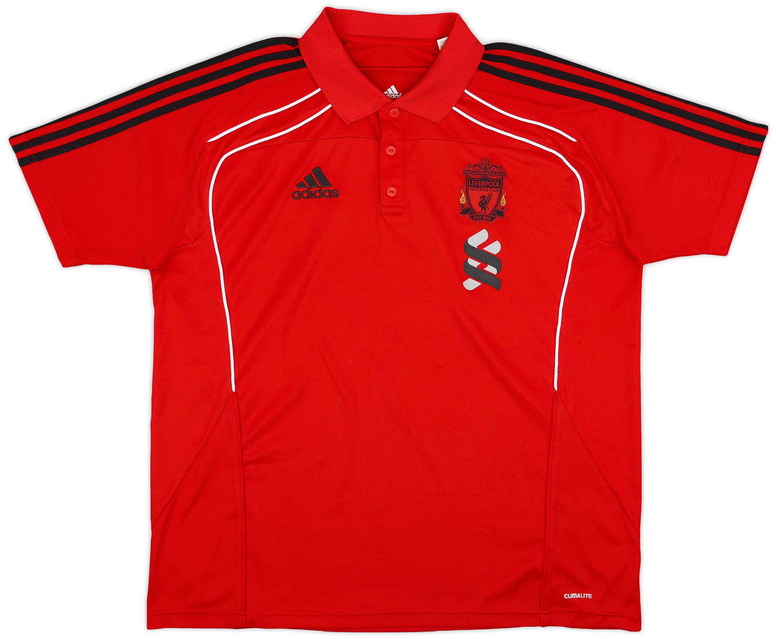 2010-11 Liverpool adidas Polo Shirt - 8/10 - (XXL)