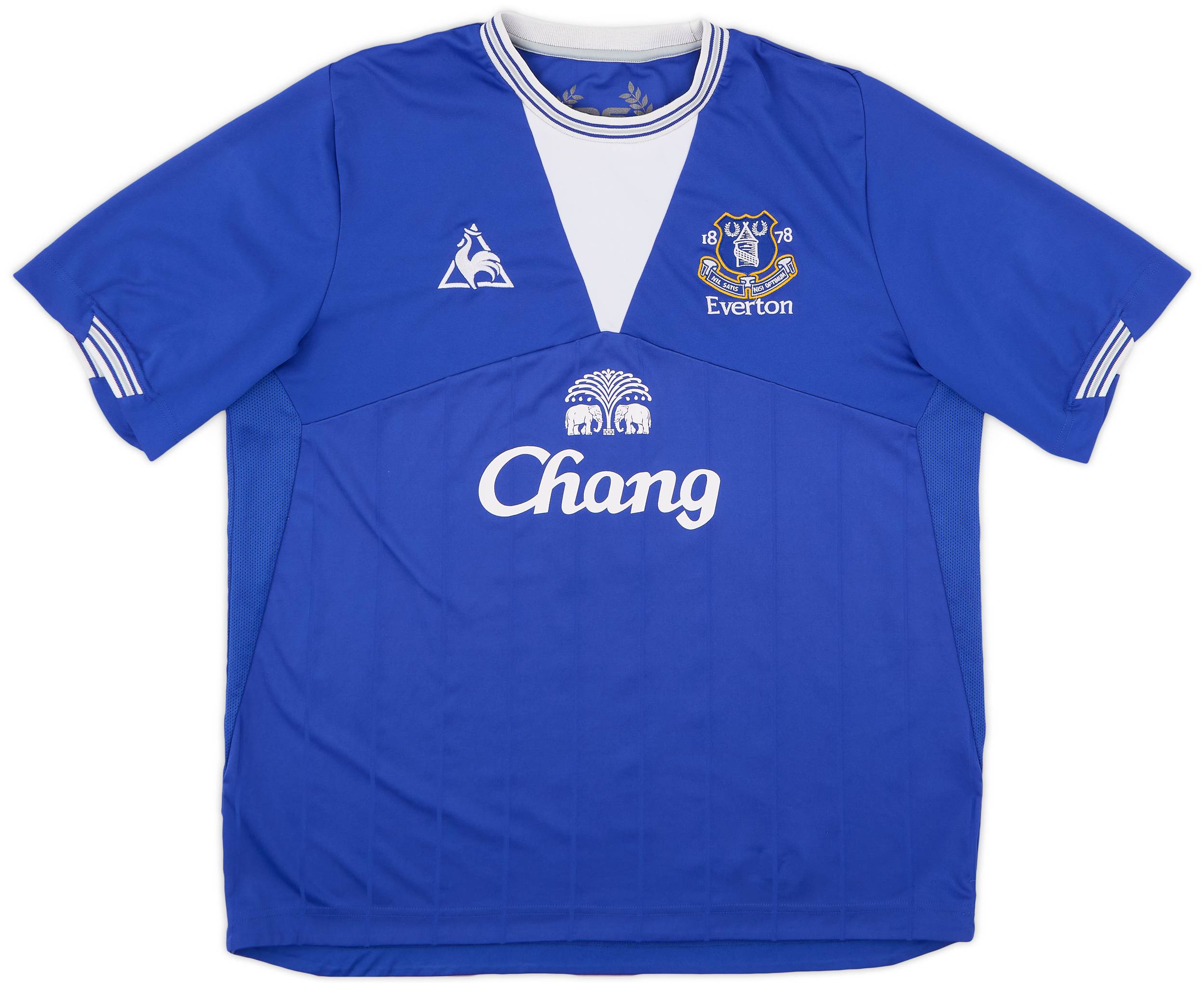 2009-10 Everton Home Shirt #7 - 9/10 - (XL)