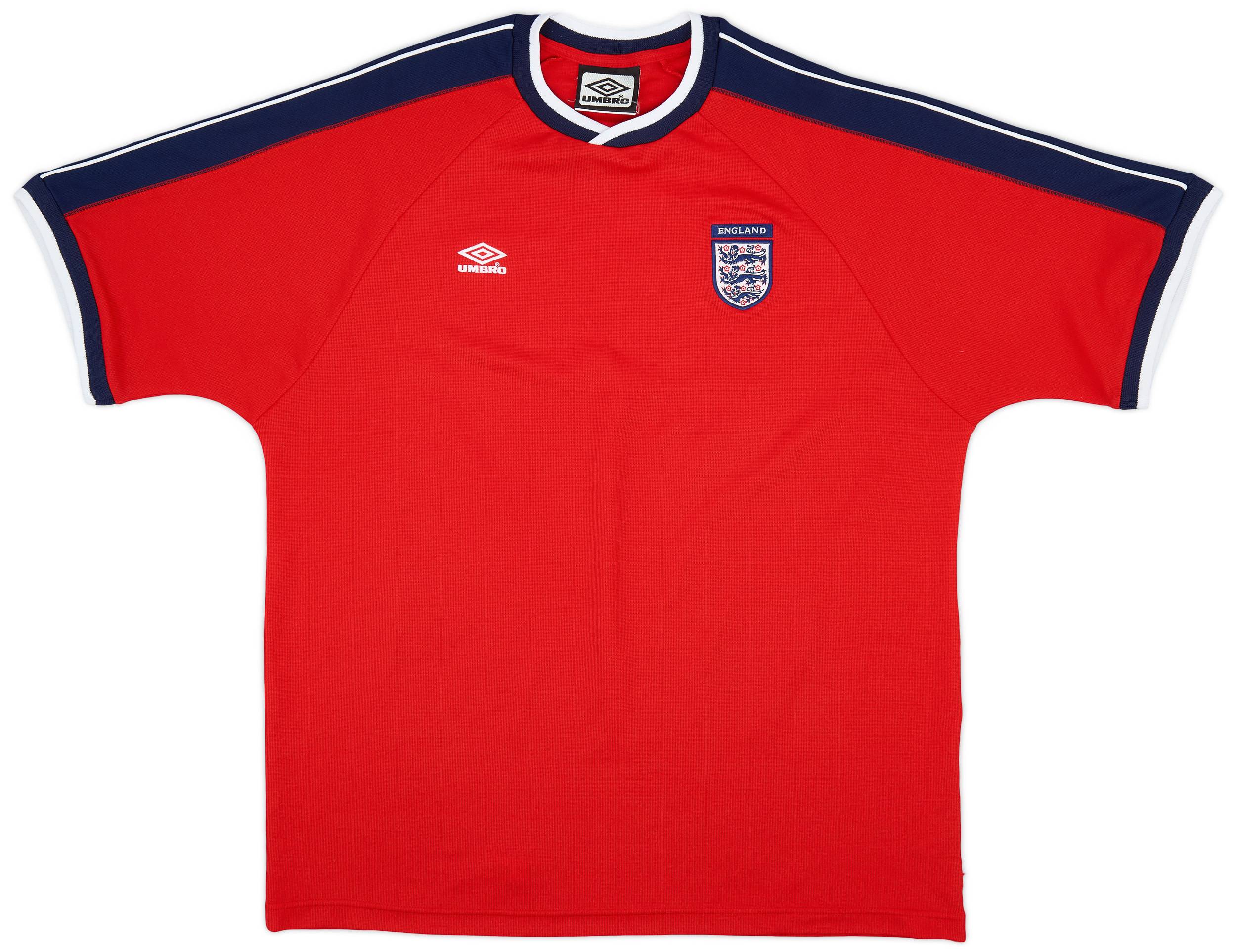 2002-03 England Umbro Training Shirt - 9/10 - (XL)