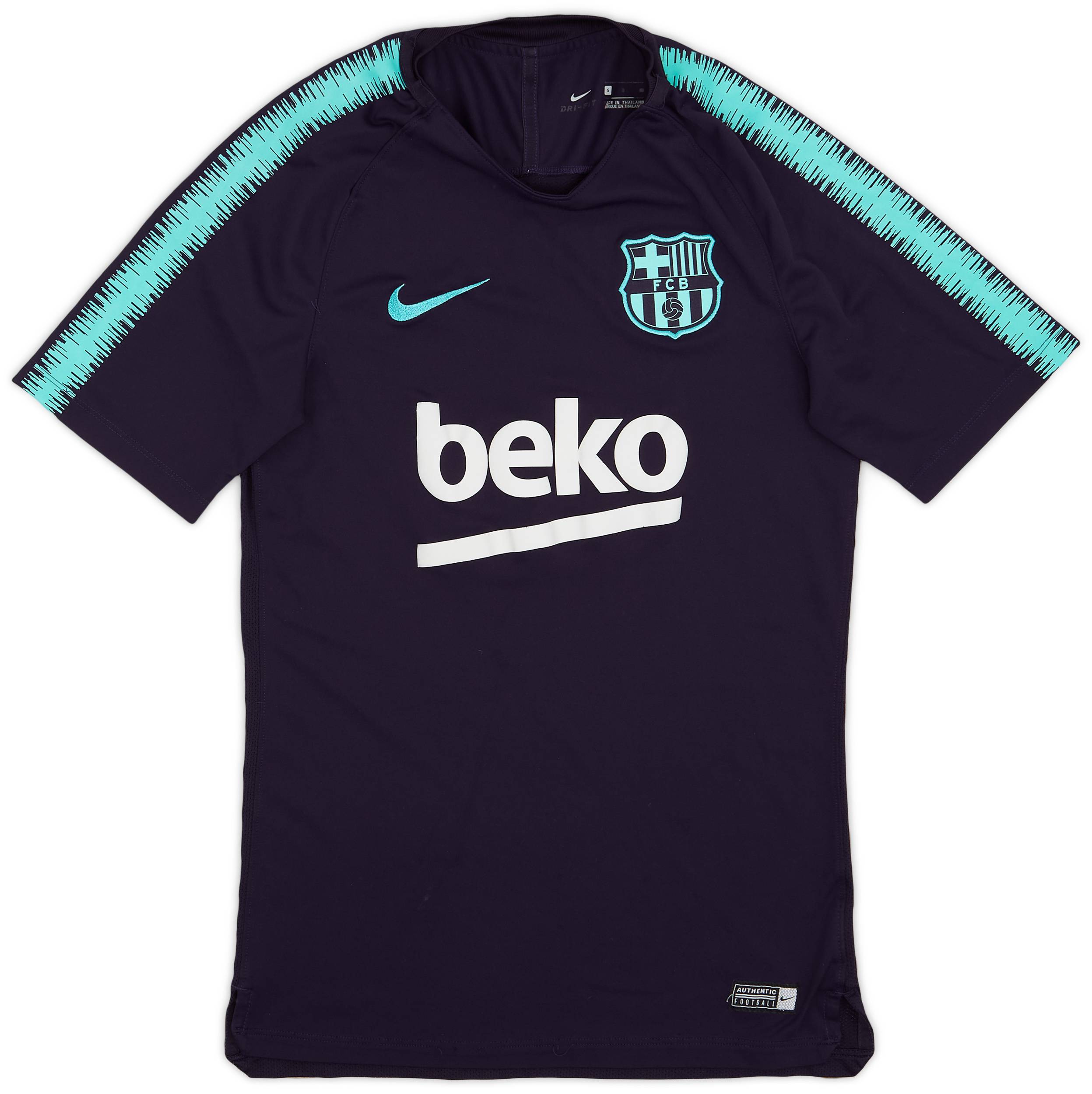 2018-19 Barcelona Nike Training Shirt - 6/10 - (S)