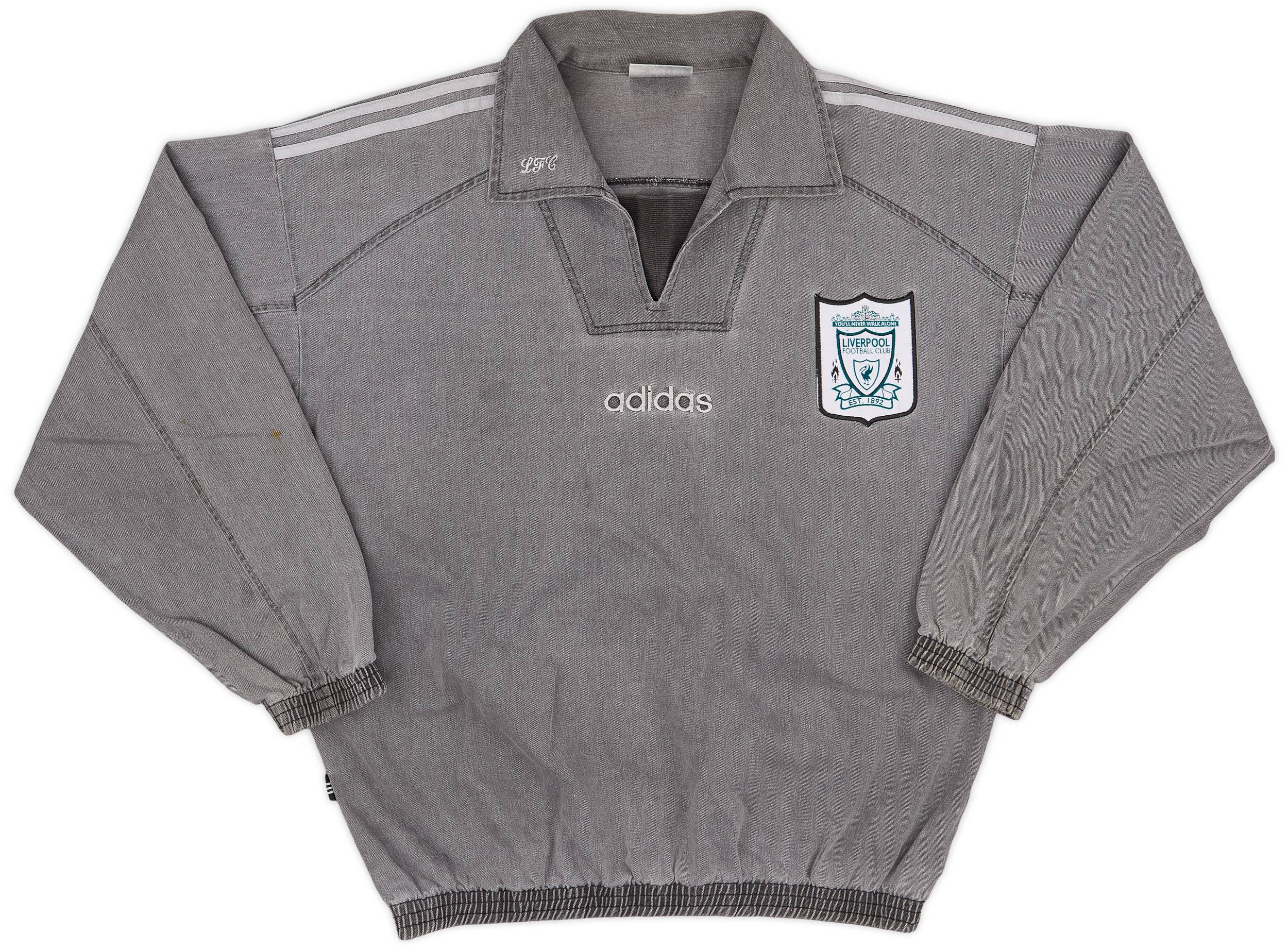1995-96 Liverpool adidas Drill Top - 7/10 - (M)