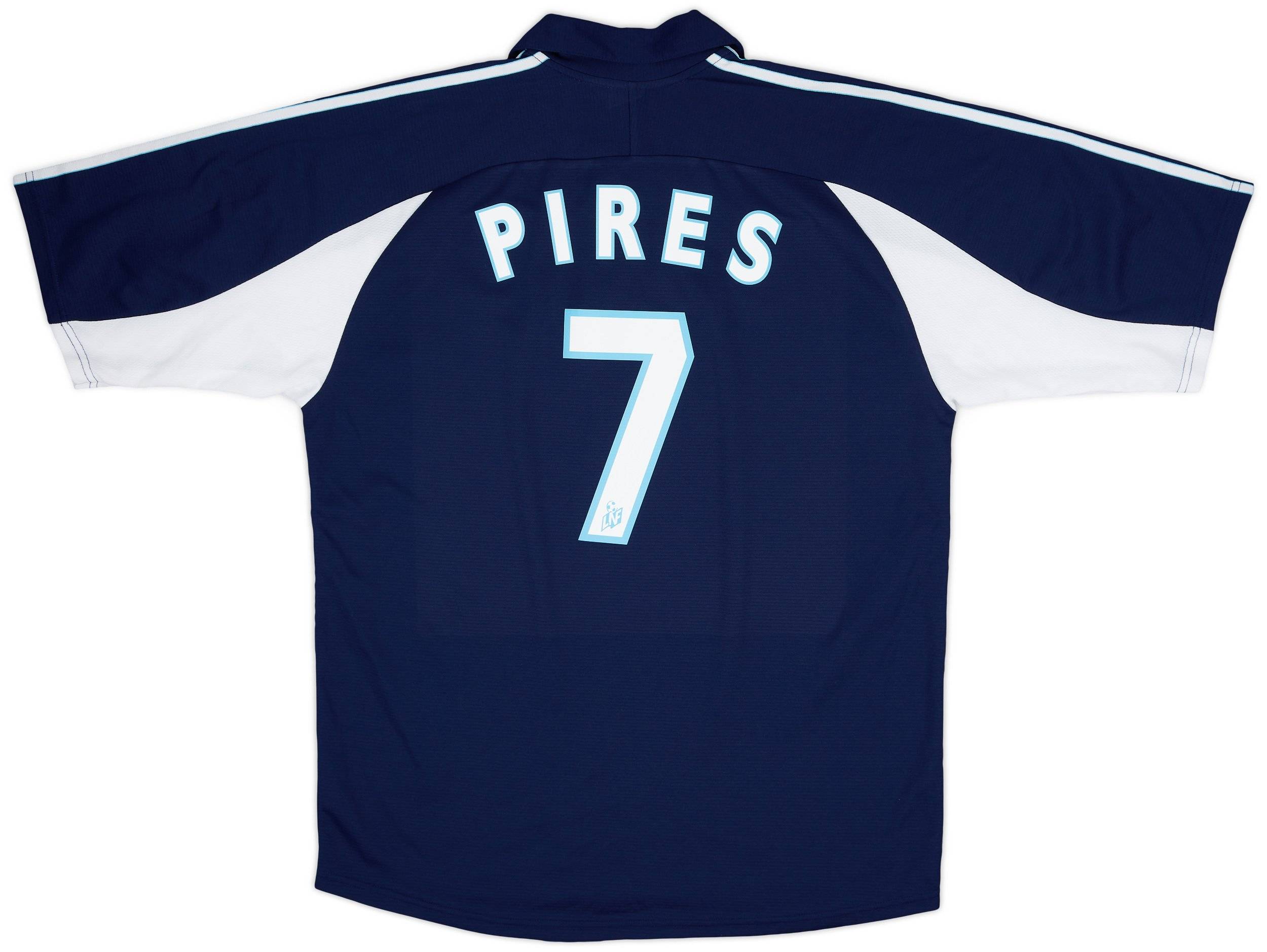 1999-00 Olympique Marseille Away Shirt Pires #7 - 7/10 - (L)