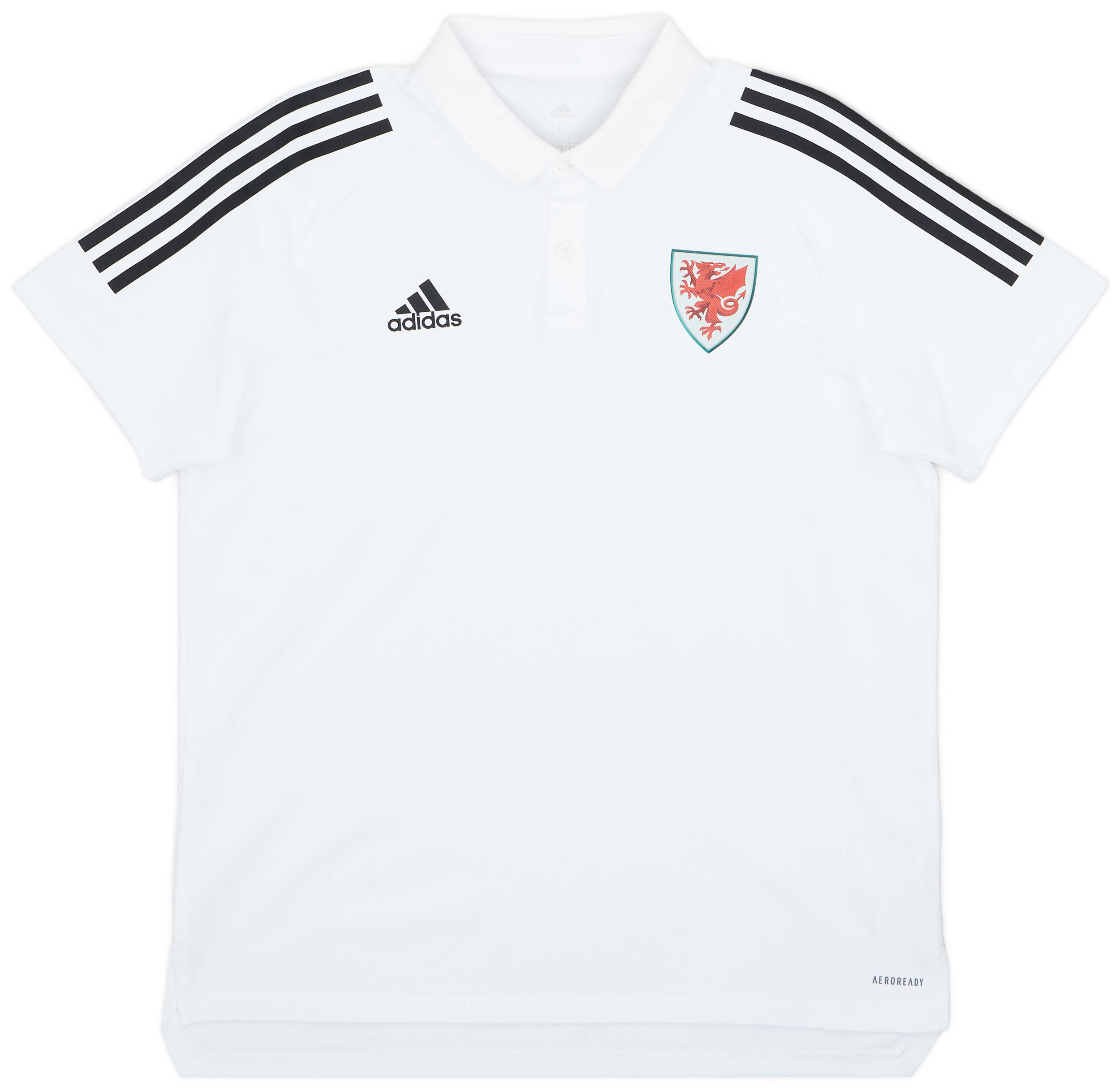 2020-21 Wales adidas Polo T-Shirt - 5/10 - (M)
