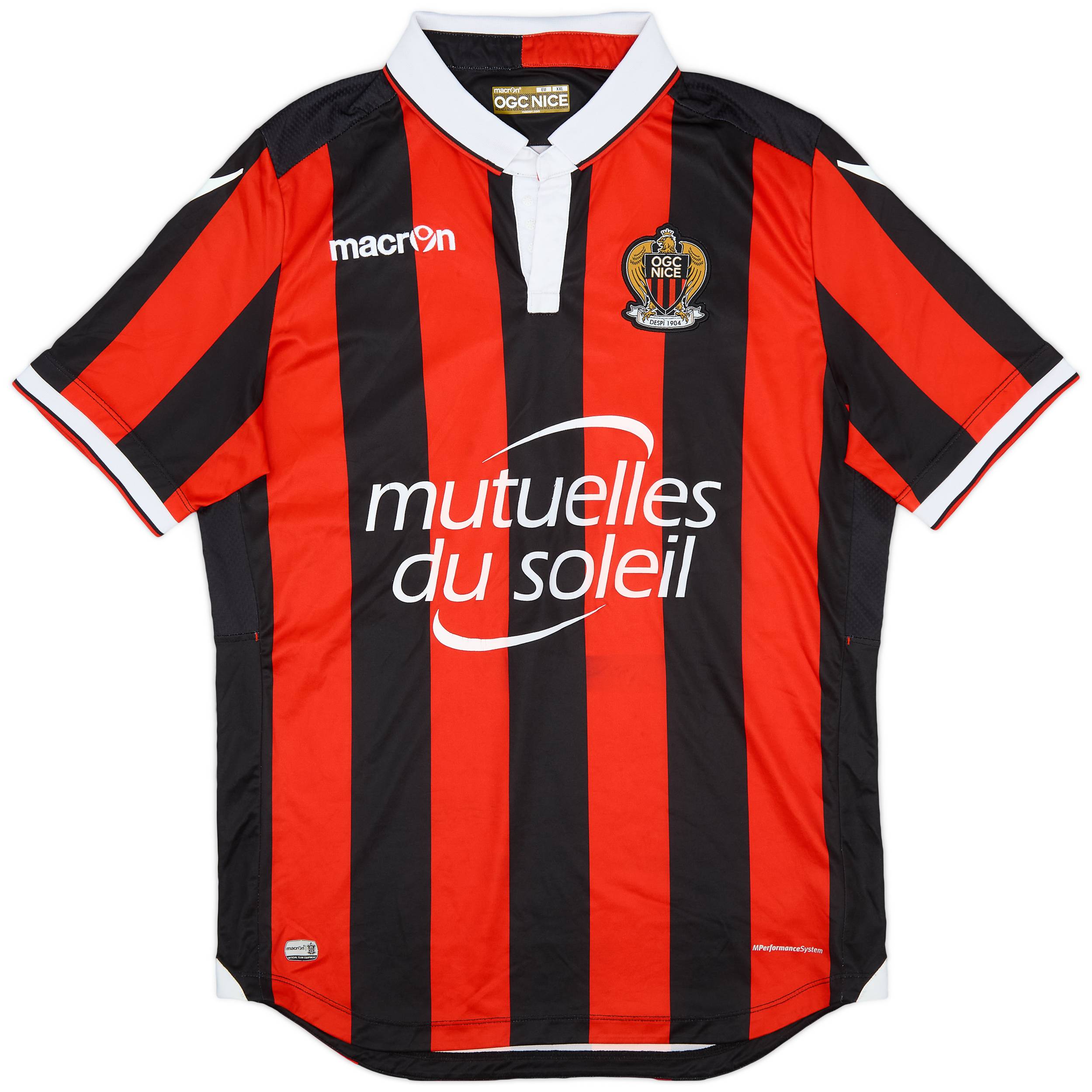 2018-19 OGC Nice Home Shirt - 7/10 - (XXL)