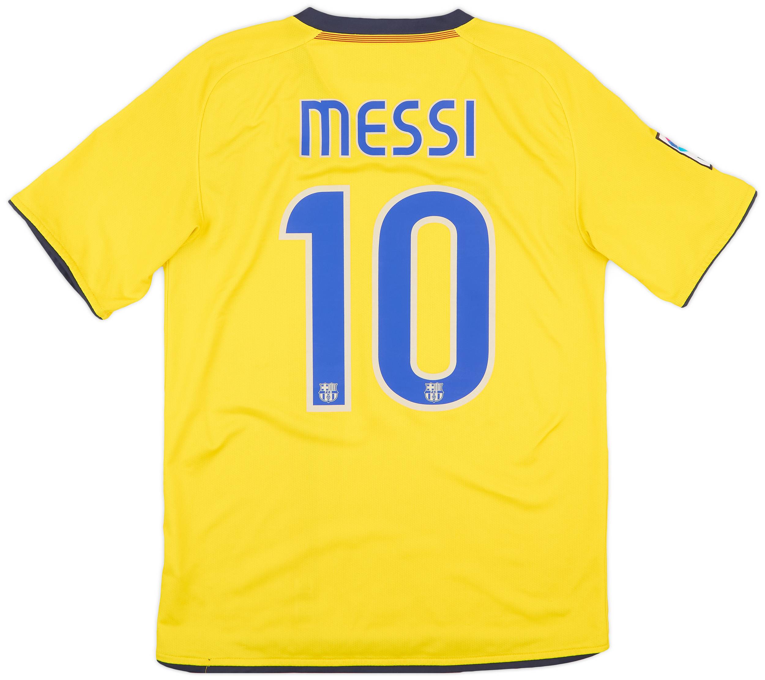 2008-10 Barcelona Away Shirt Messi #10 - 7/10 - (S)