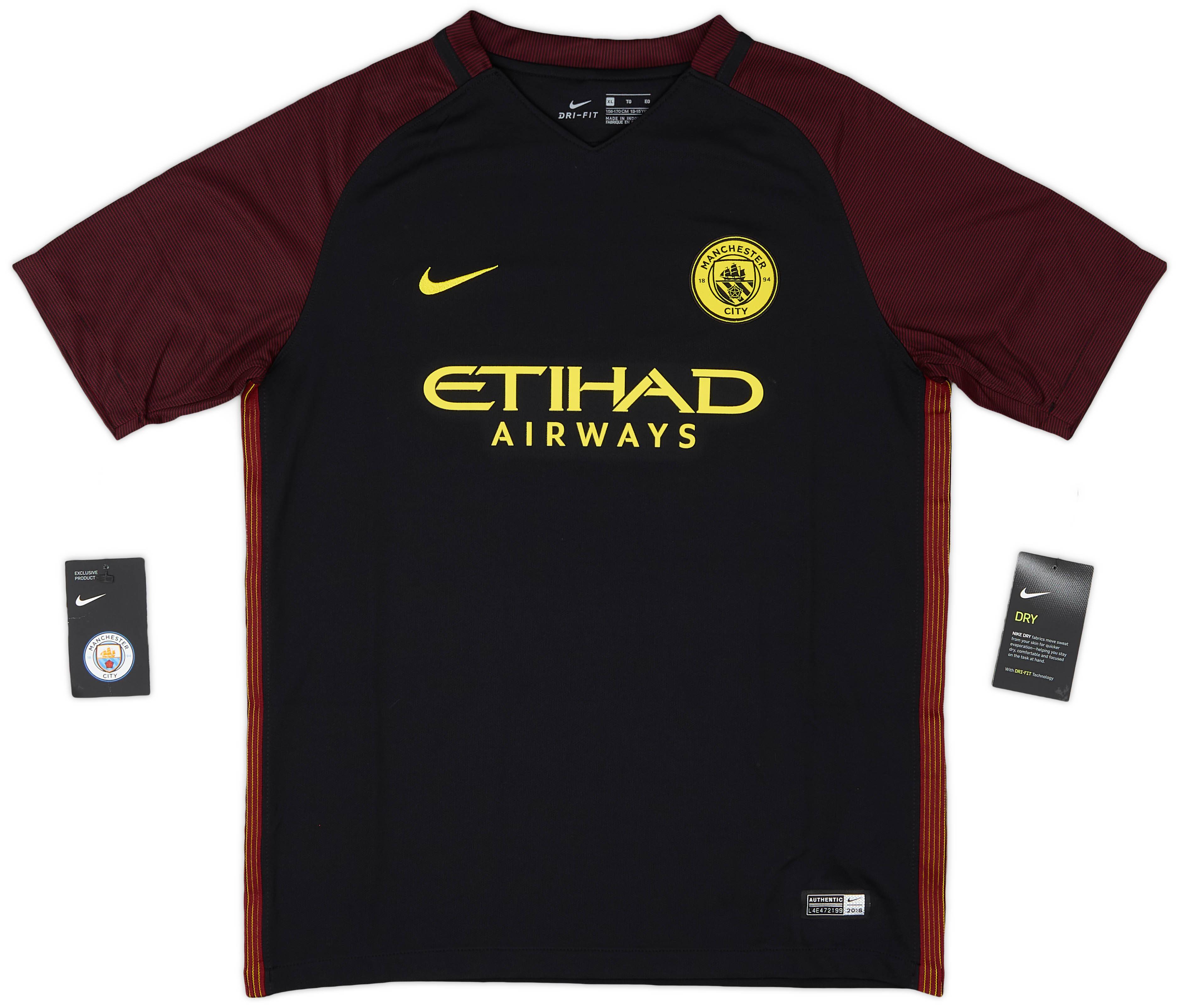 2016-17 Manchester City Away Shirt (XL.Boys)