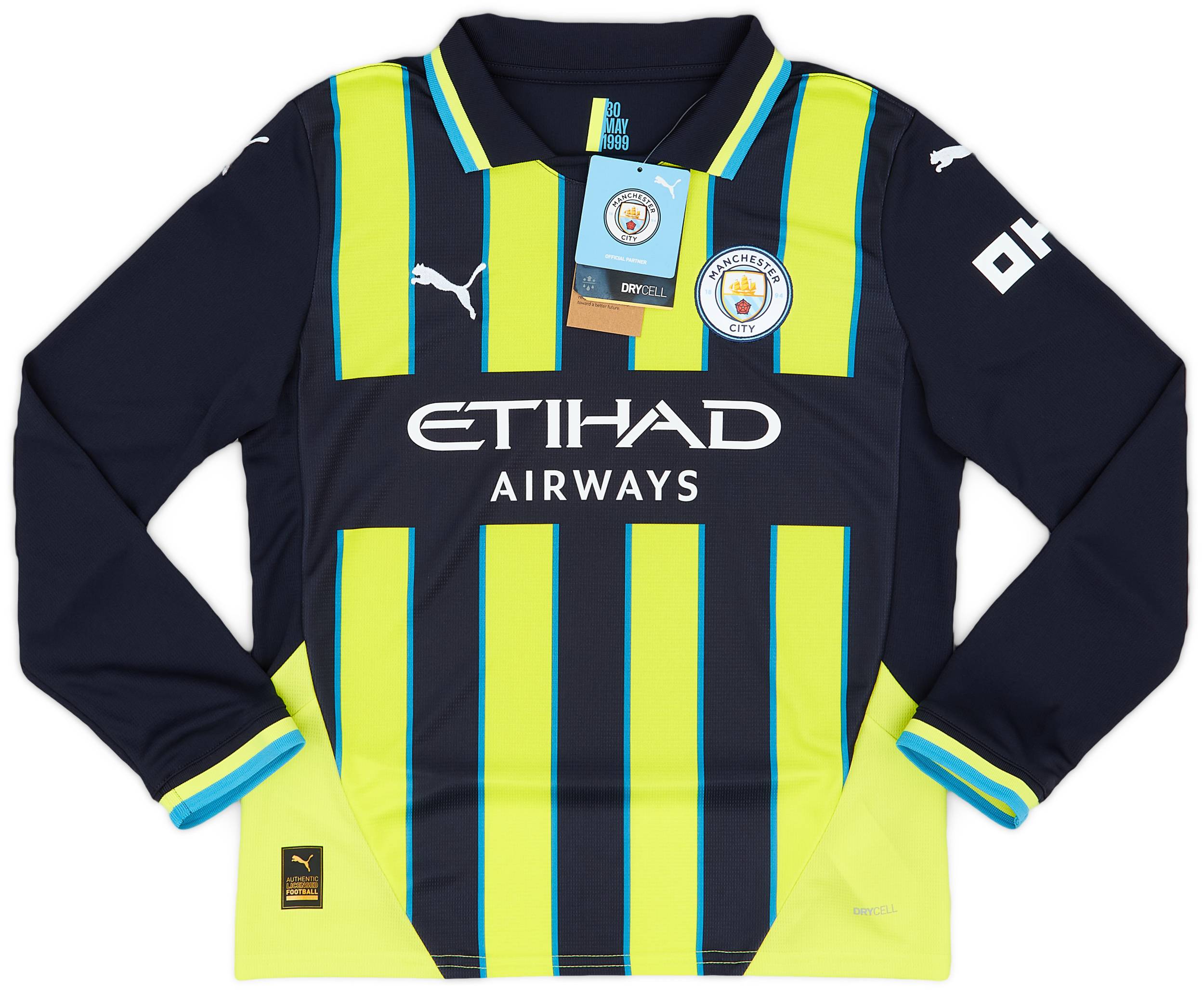 2024-25 Manchester City Away L/S Shirt Haaland #9 (KIDS)