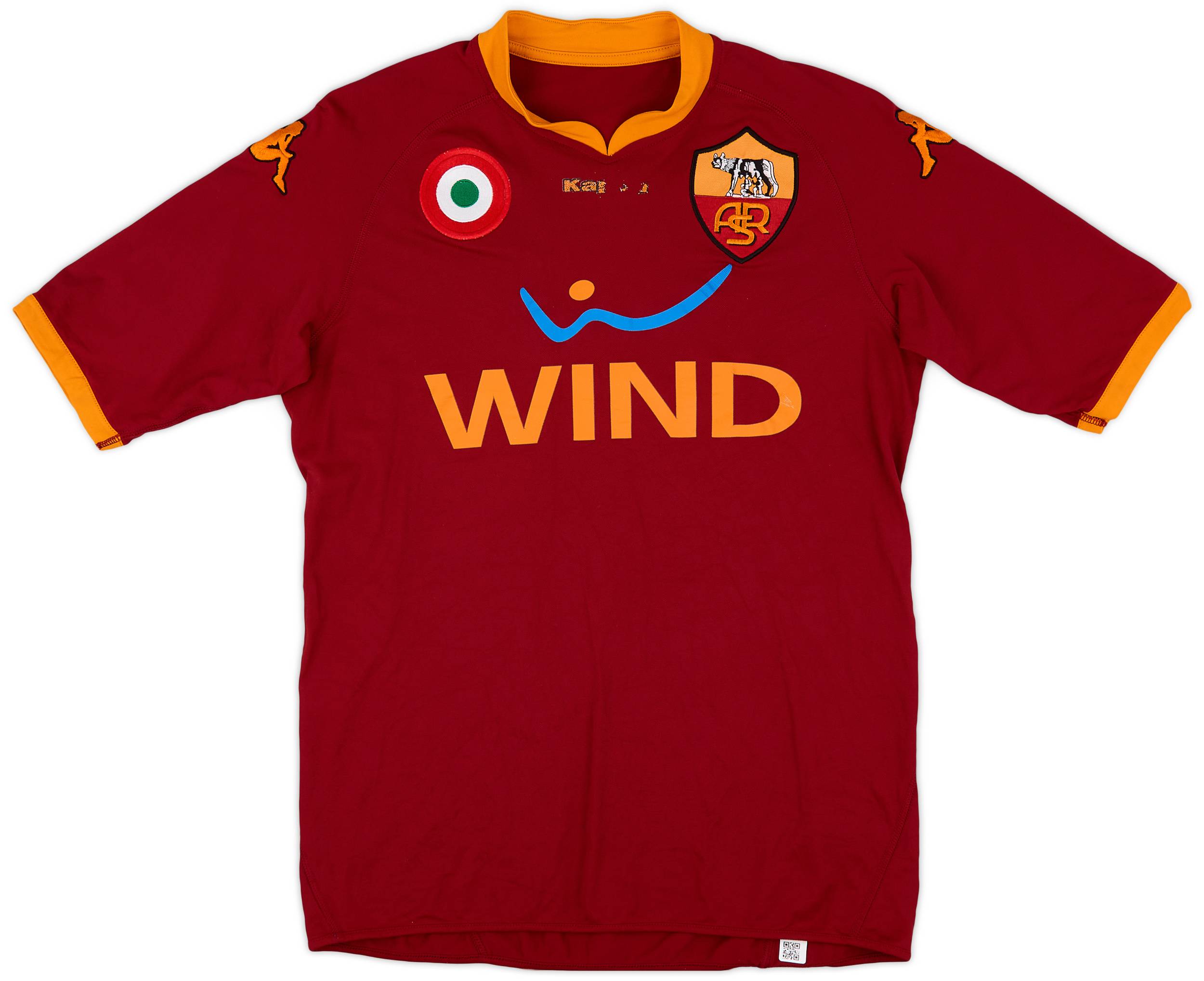 2007-08 Roma Home Shirt - 5/10 - (L)
