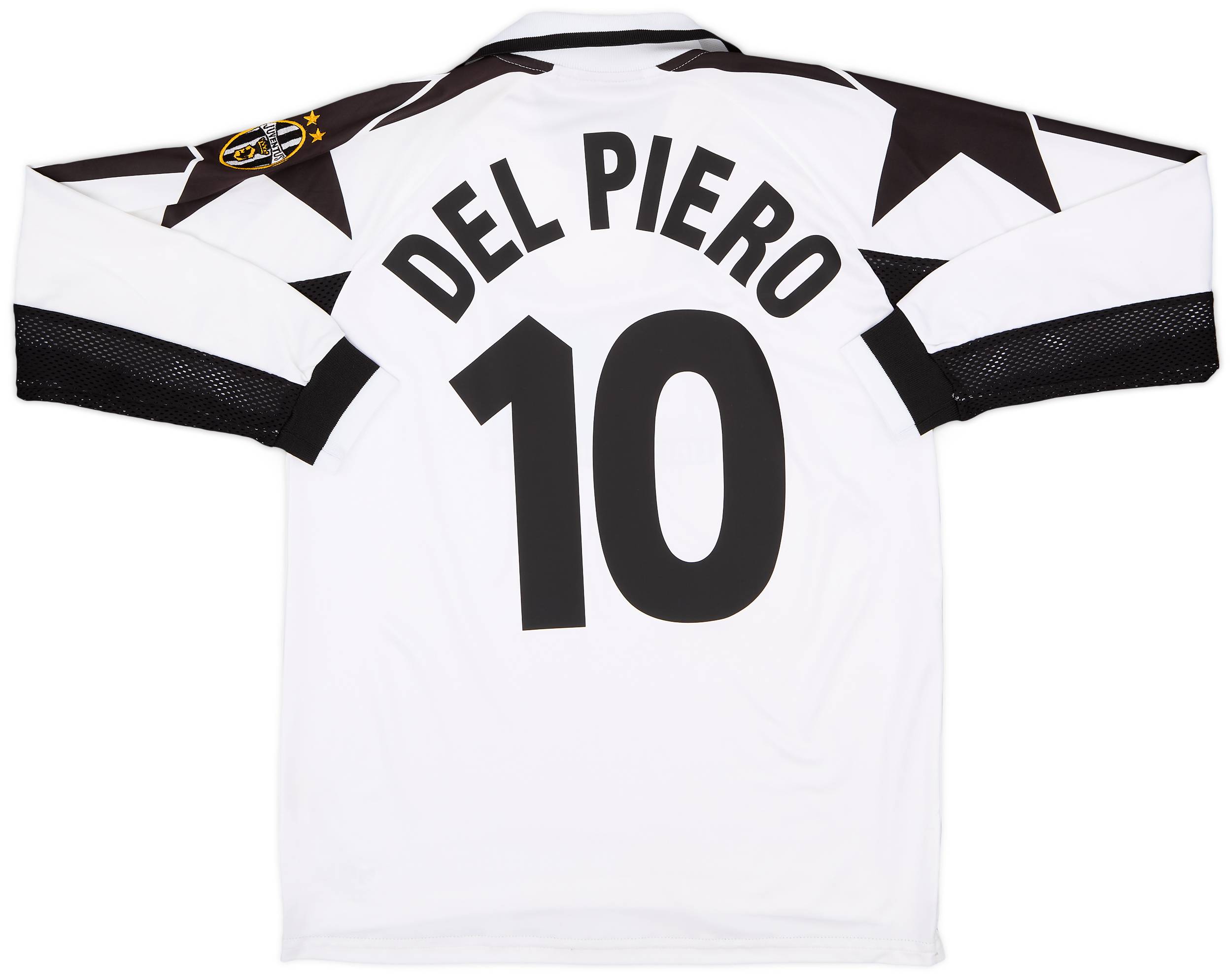 1998-99 Juventus Away L/S Shirt Del Piero #10 - 8/10 - (S)