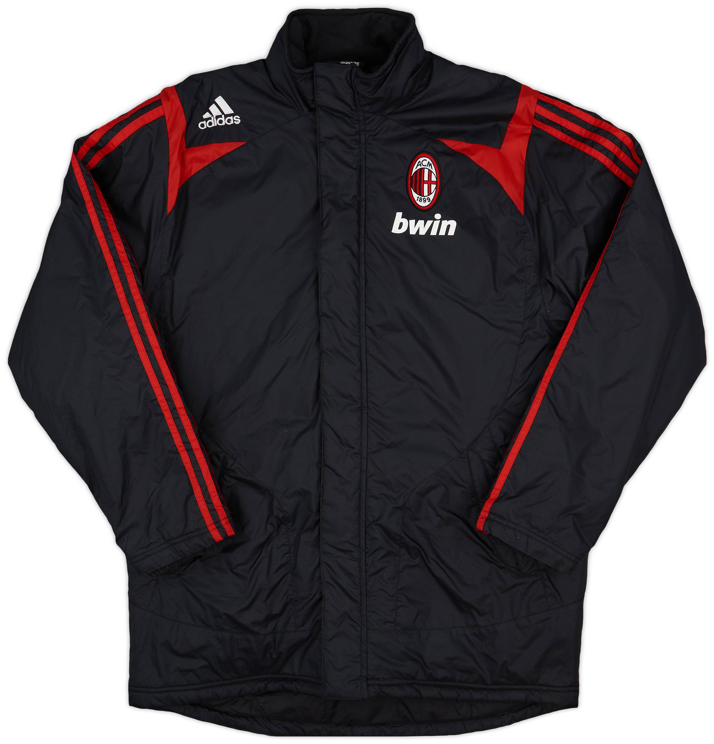 2007-08 AC Milan adidas Bench Coat - 9/10 - (M/L)