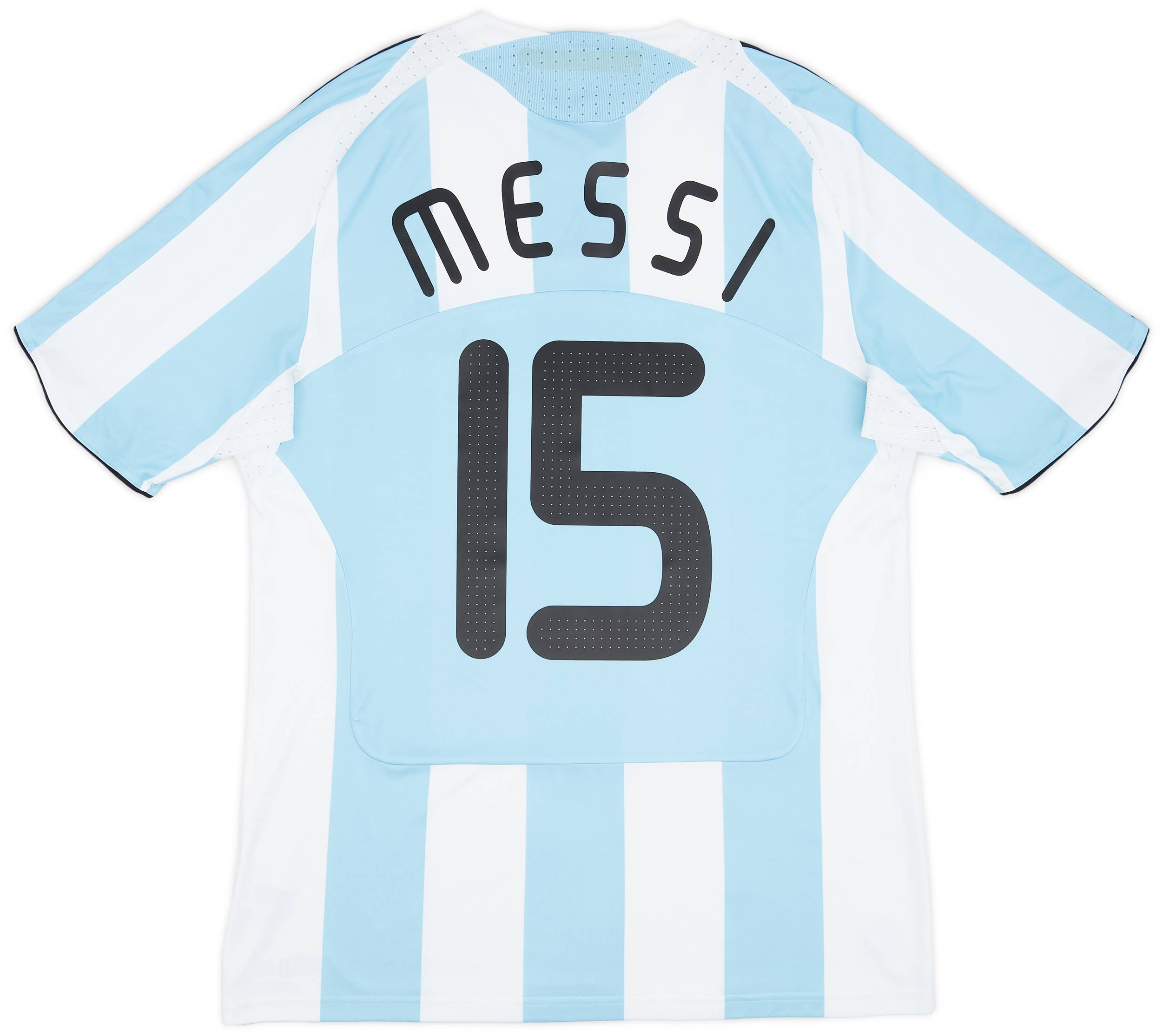 2007-09 Argentina Home Shirt Messi #15 - 8/10 - (L)