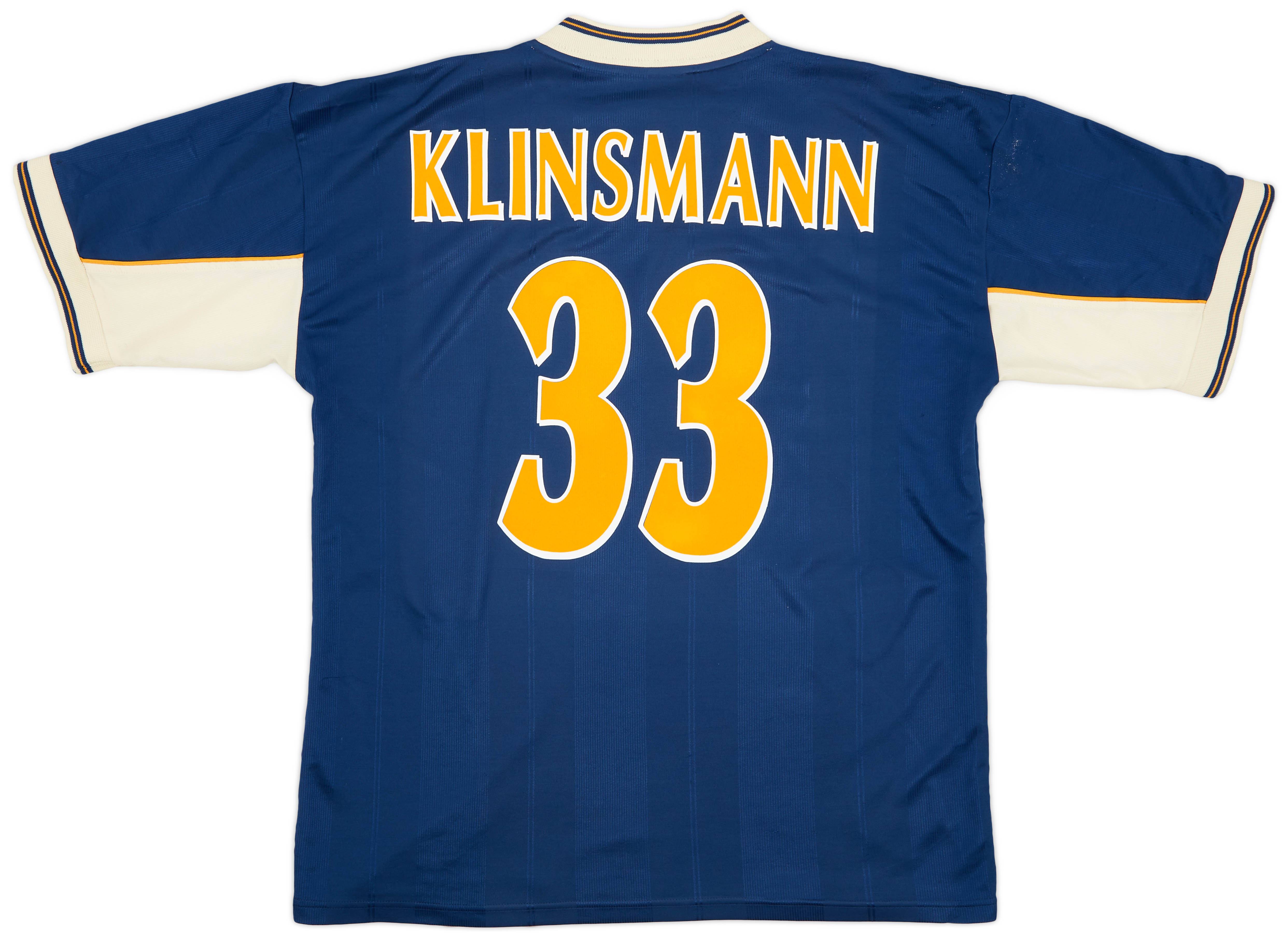 1997-98 Tottenham Away Shirt Klinsmann #33 - 5/10 - (XL)