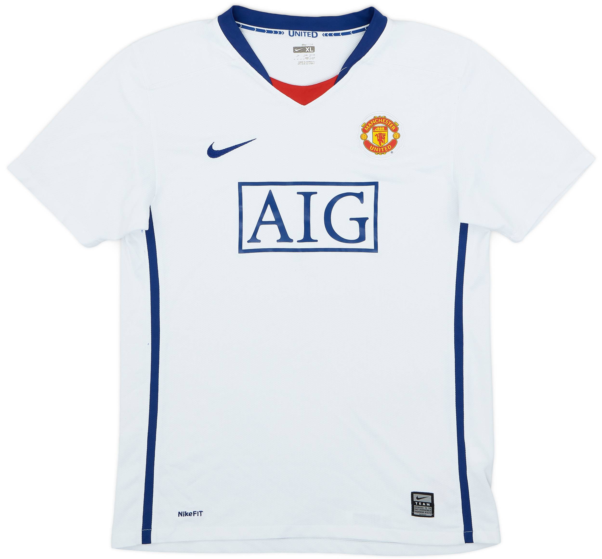2008-10 Manchester United Away Shirt - 8/10 - (XL.Boys)