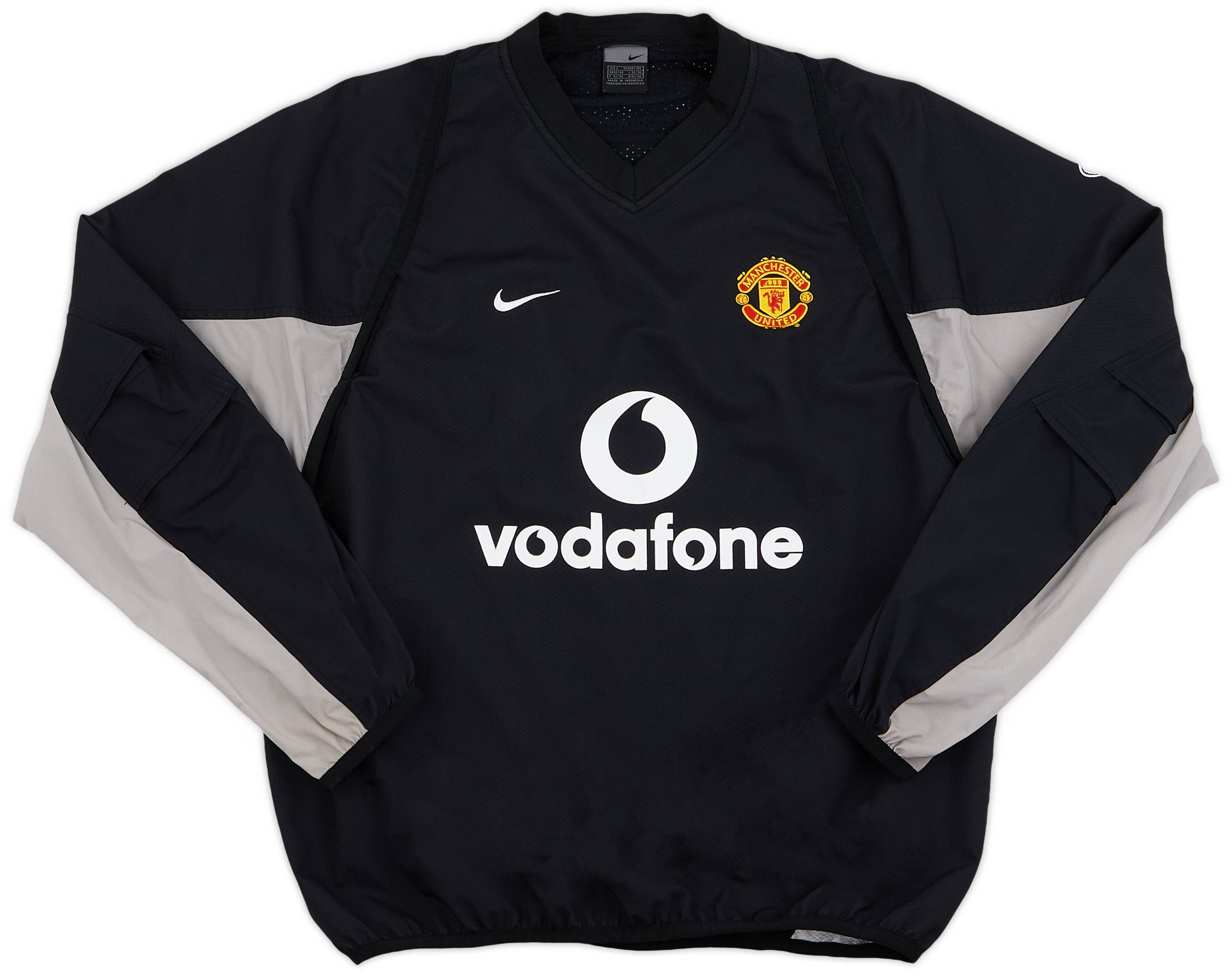 2002-03 Manchester United Nike Drill Top - 10/10 - (L)