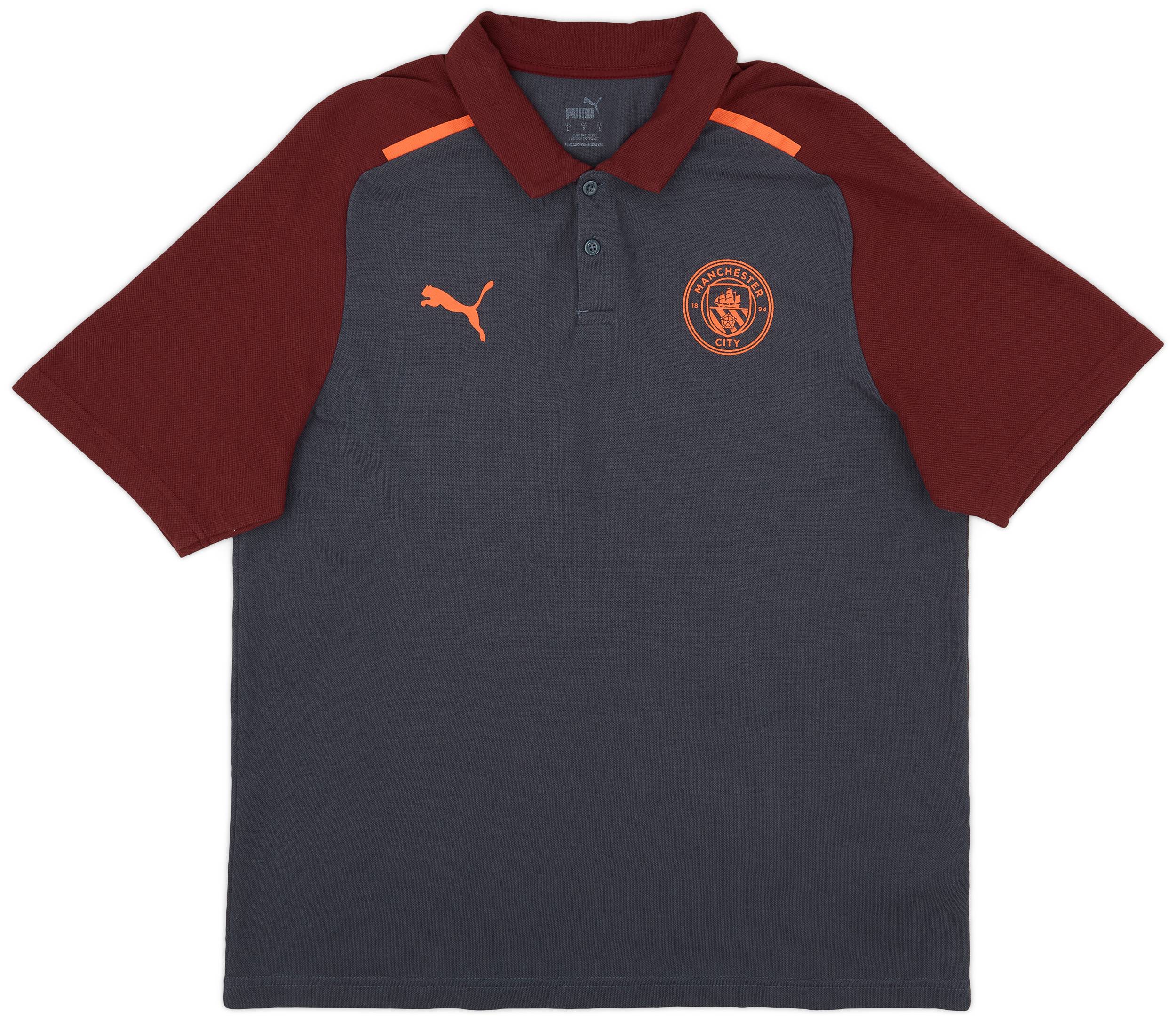 2023-24 Manchester City Puma Polo T-Shirt - 7/10 - (L)