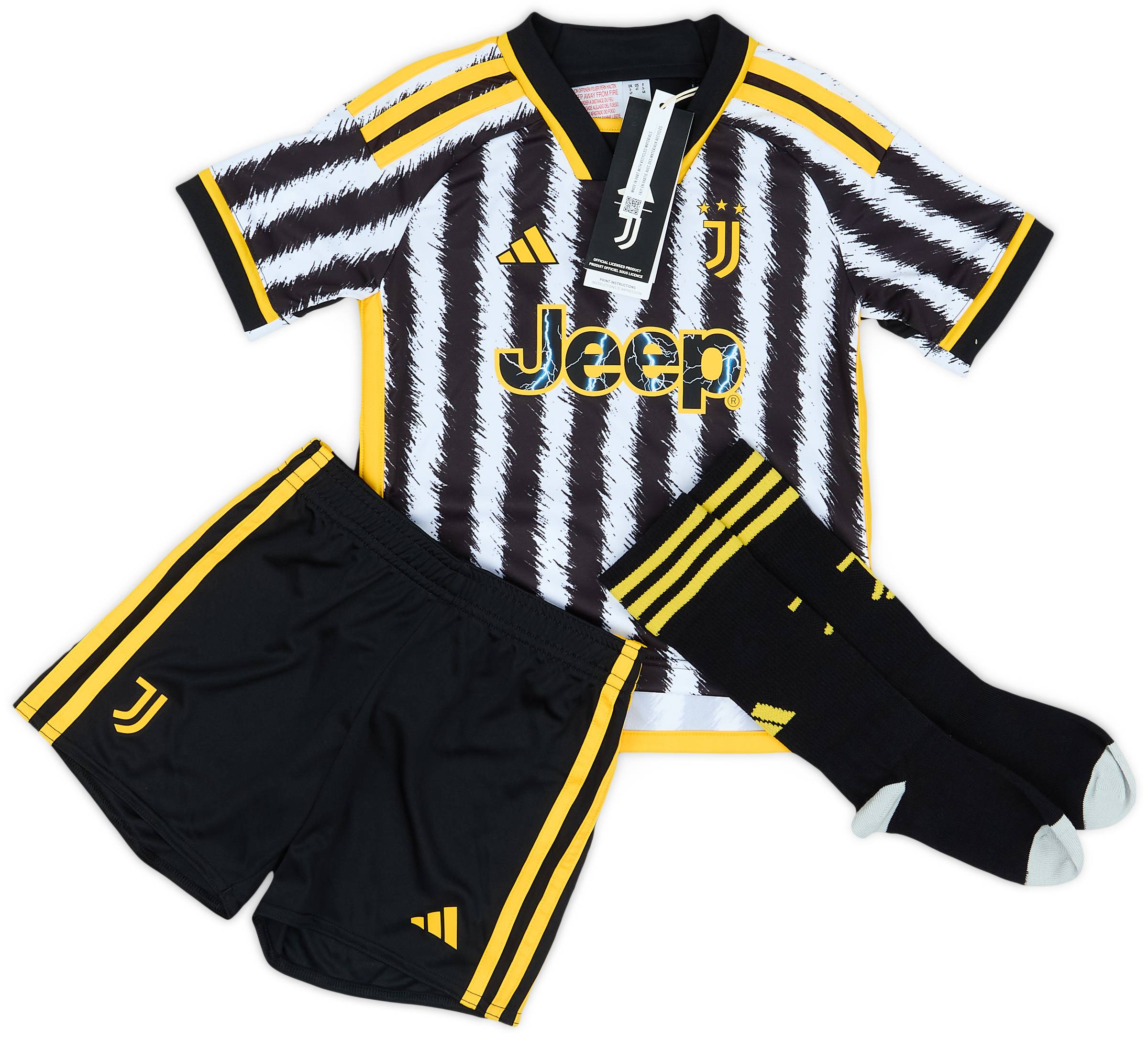 2023-24 Juventus Home Full Kit (Little Kids)