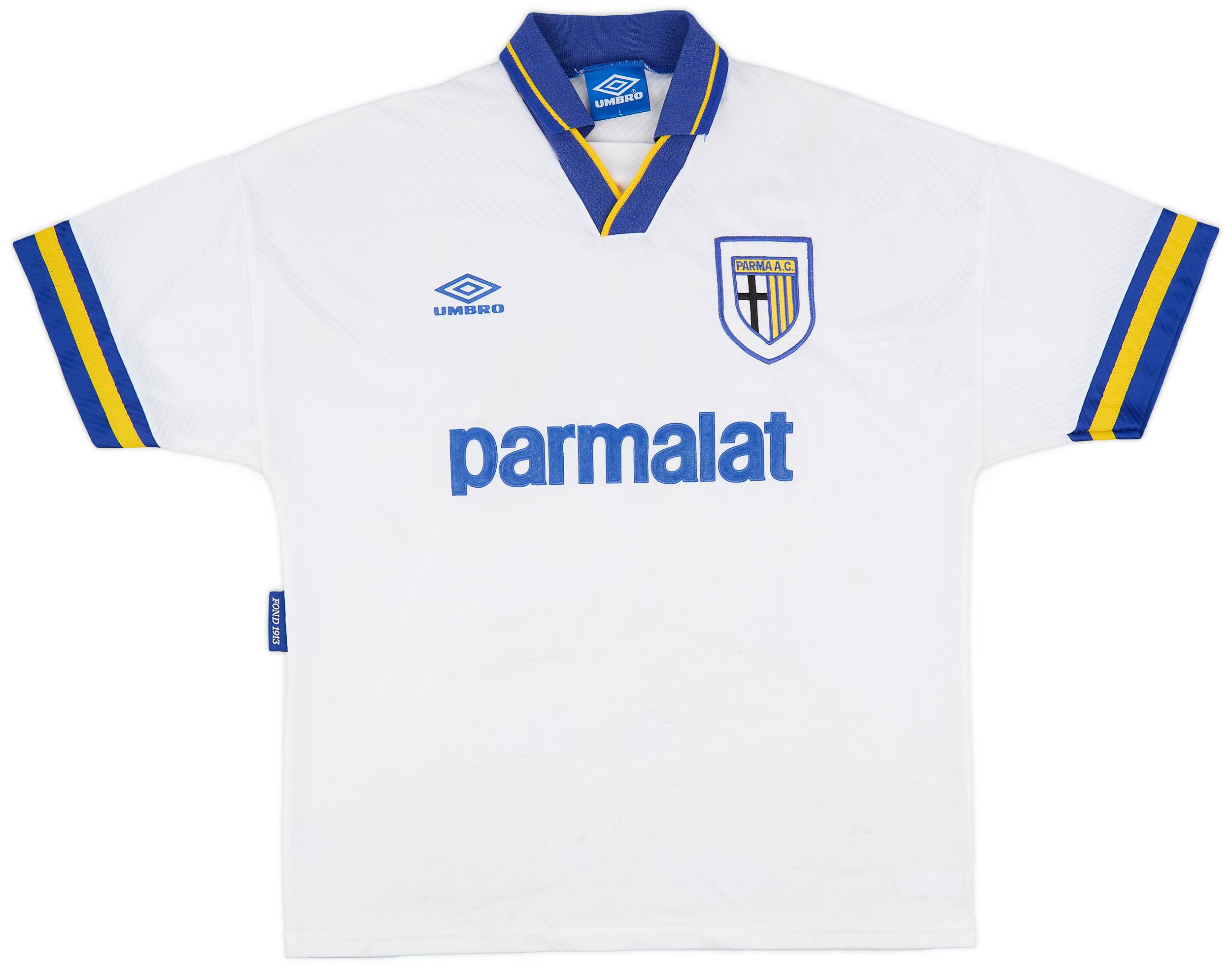 93/95 Umbro Parma Calcio 1913 home S/S】