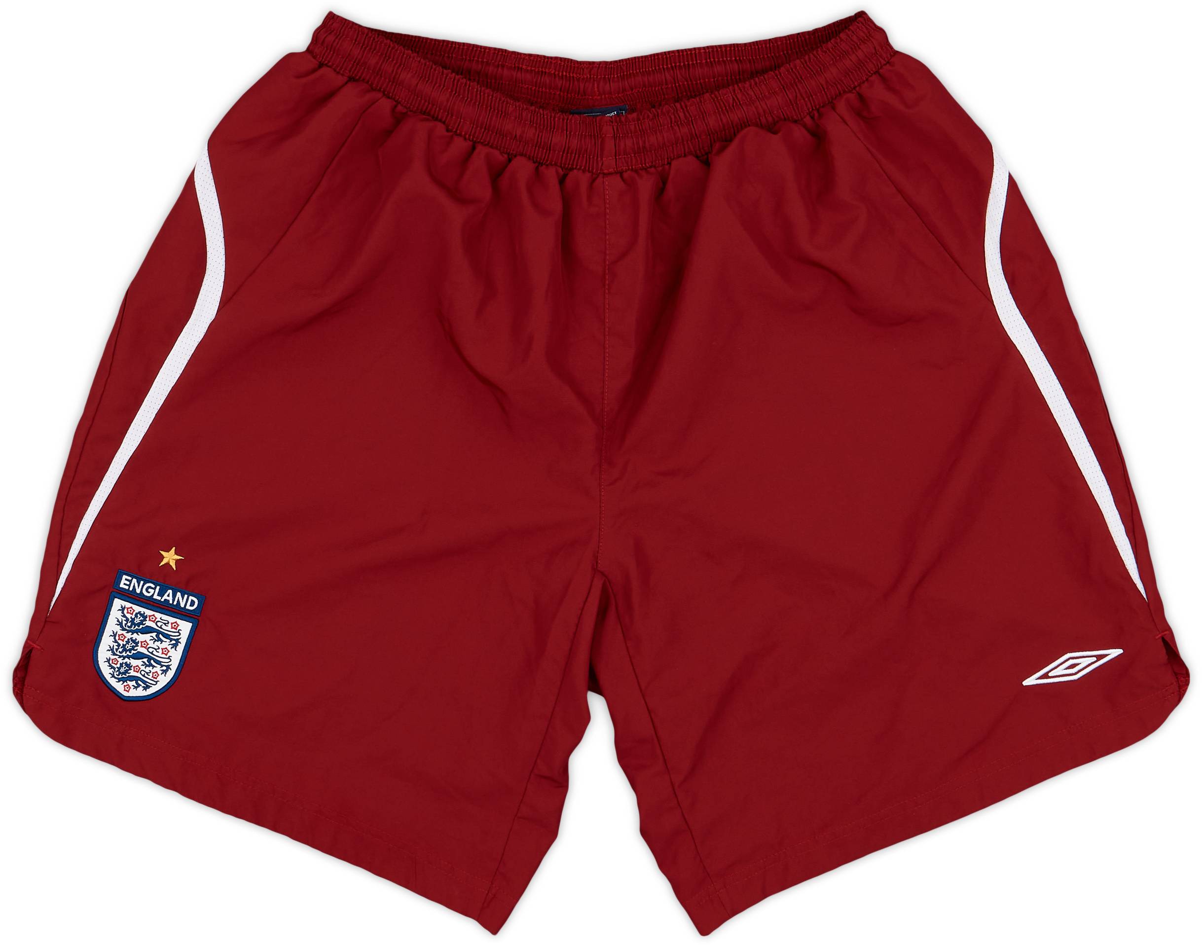 2006-08 England Umbro Training Shorts - 9/10 - (XL)