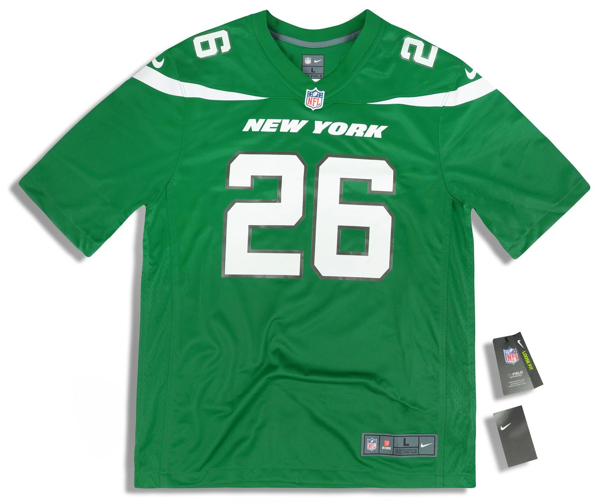 2019 New York Jets Bell #26 Nike Game Jersey (Home) L - W/Tags