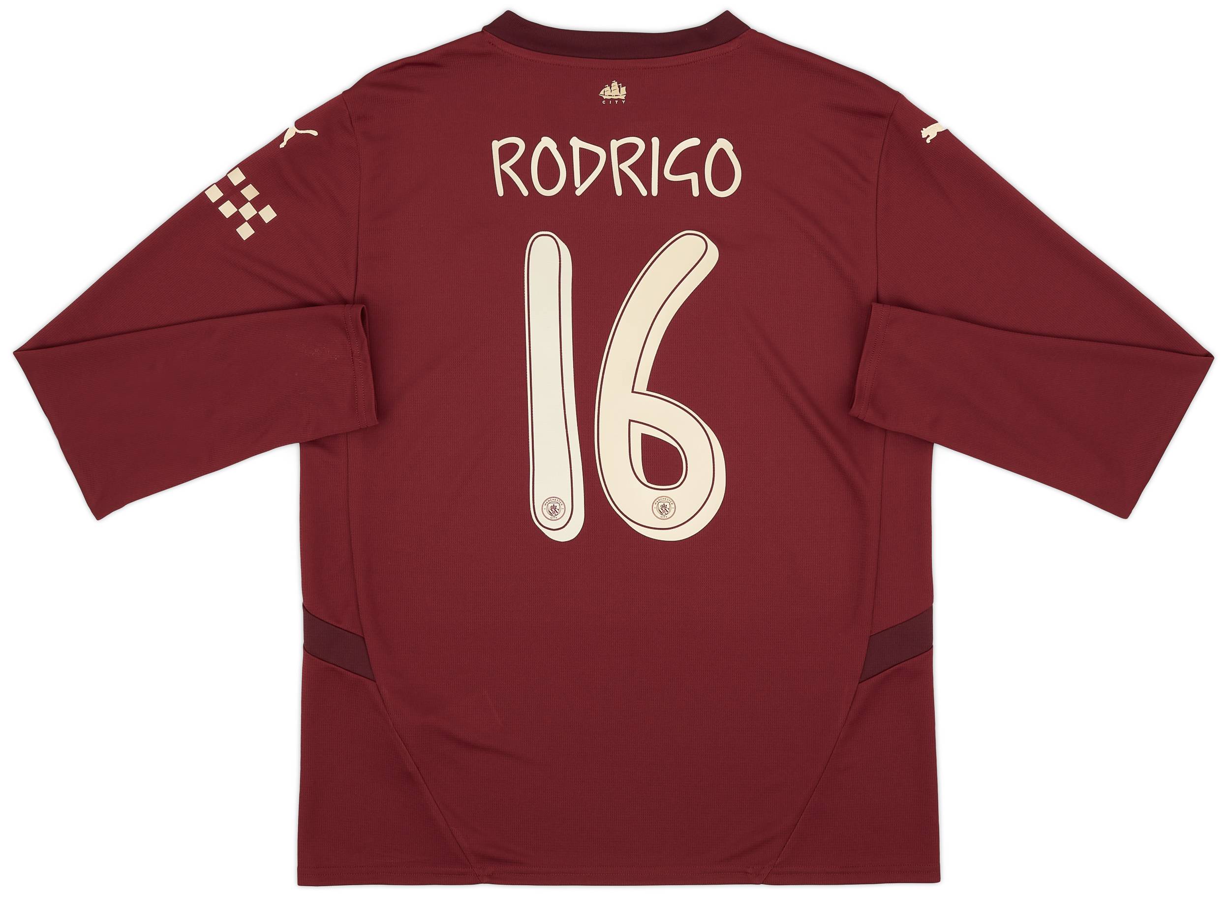 2024-25 Manchester City Third L/S Shirt Rodrigo #16