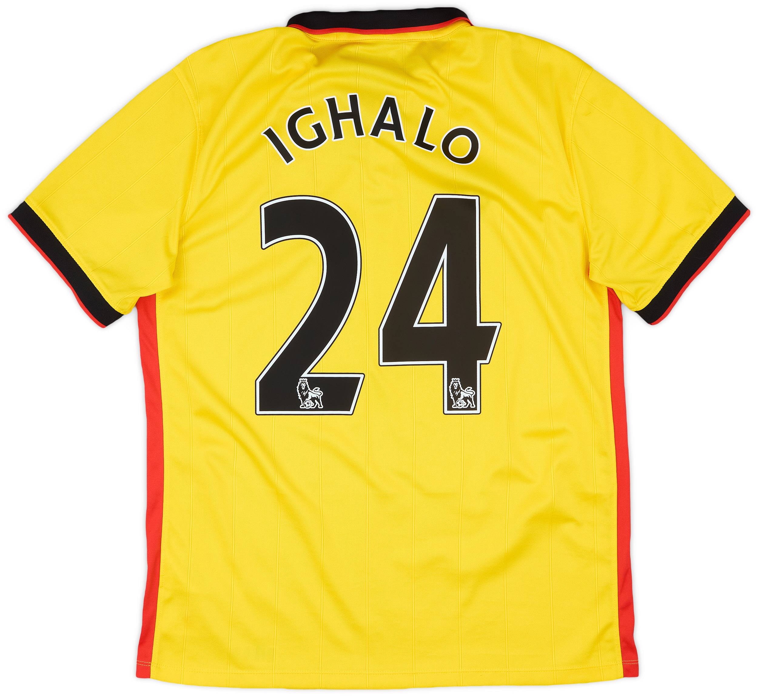 2016-17 Watford Home Shirt Ighalo #24 - 7/10 - (M)