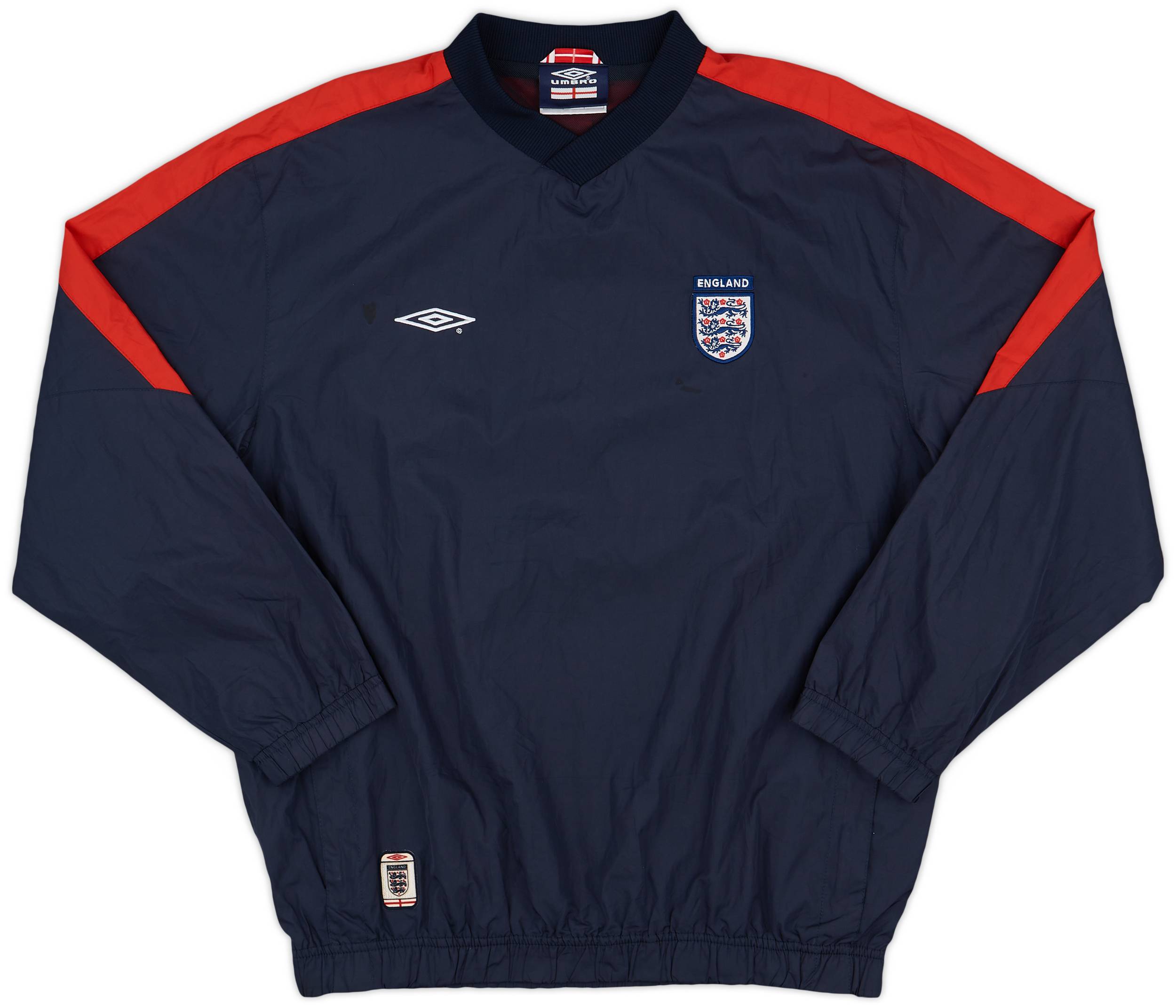 2002-04 England Umbro Drill Top - 6/10 - (M)