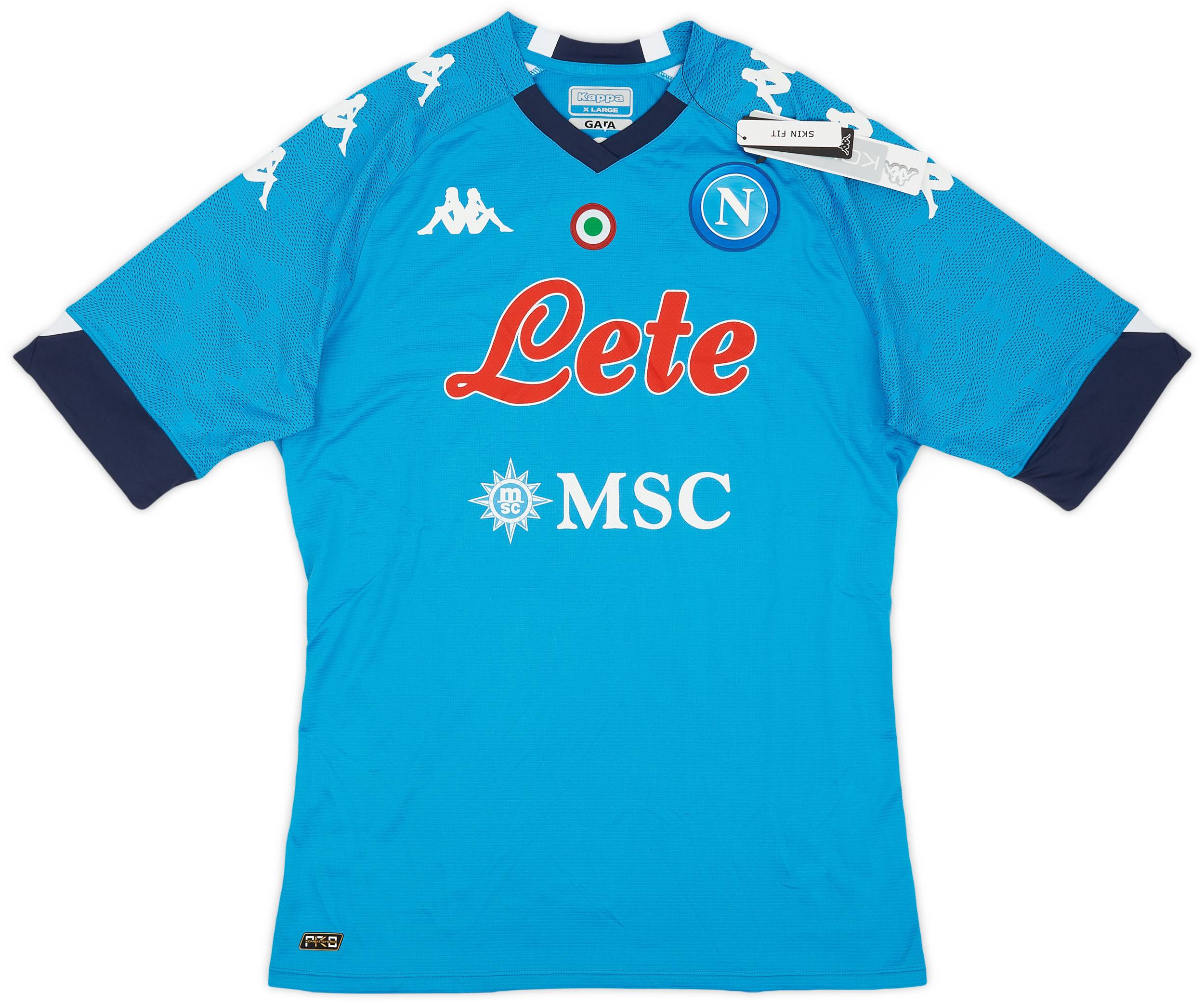 2020-21 Napoli Player Issue Home Shirt (XL)