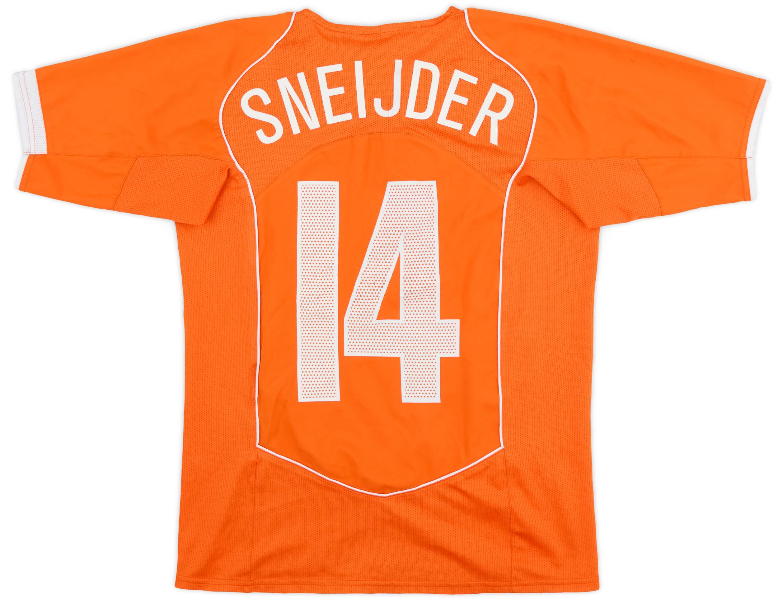 2004-06 Netherlands Home Shirt Sneijder #14 - 7/10 - (L.Boys)