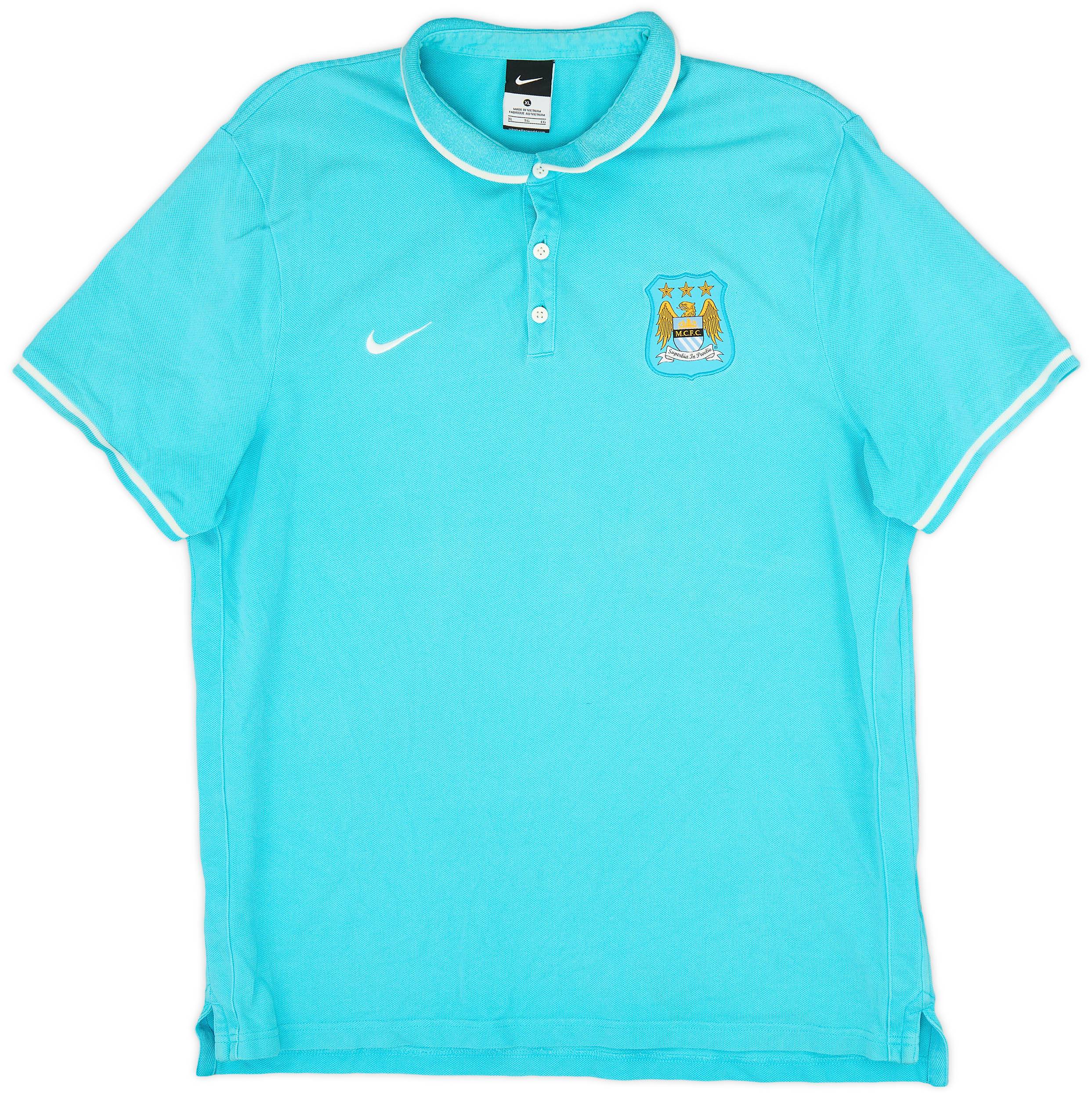 2015-16 Manchester City Nike Polo Shirt - 7/10 - (XL)