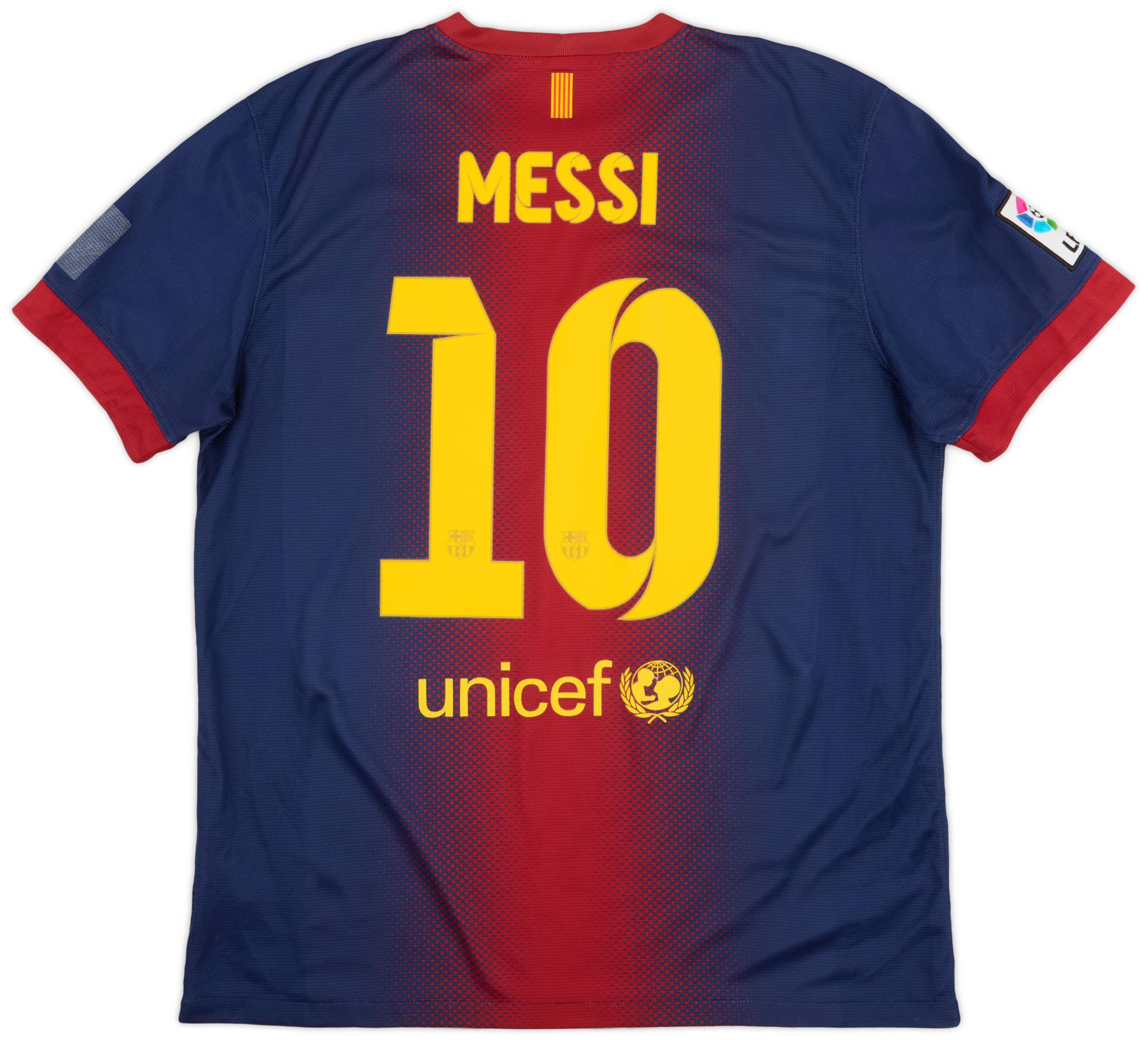 2012-13 Barcelona Home Shirt Messi #10 - 8/10 - (L)