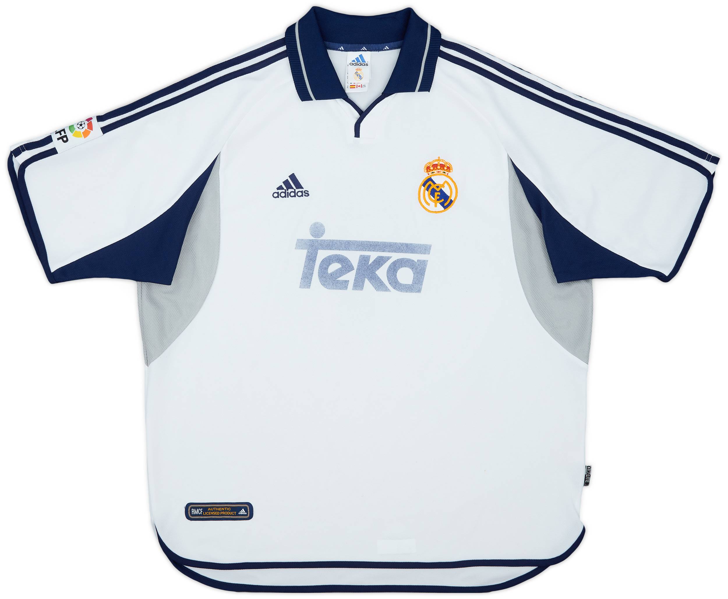 2000-01 Real Madrid Home Shirt Raul #7 - 5/10 - (XL)